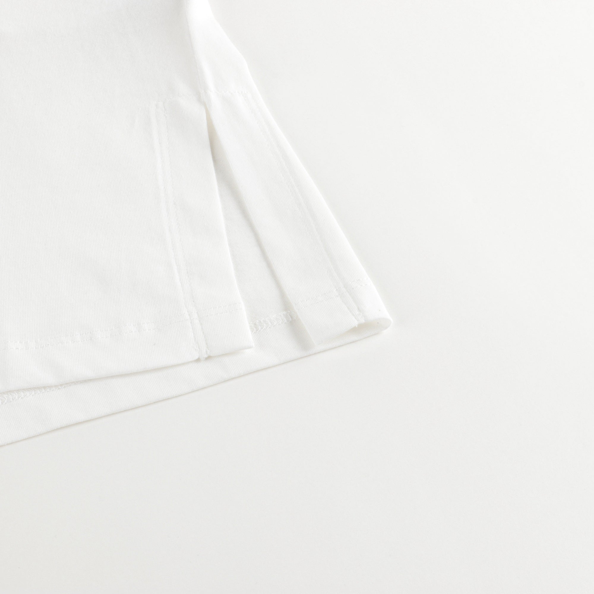 Girls White Logo Cotton Dress