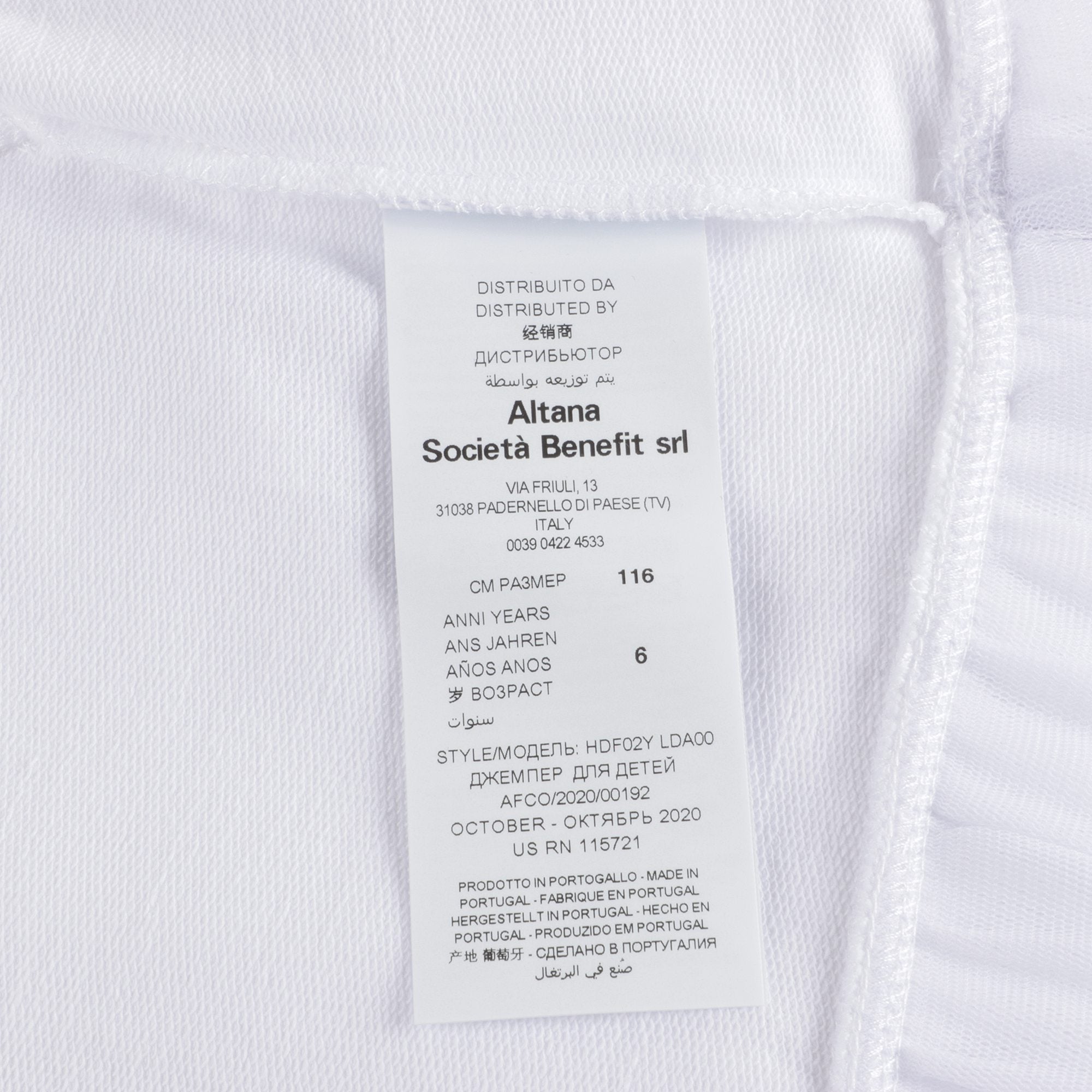 Girls White Print Cotton T-Shirt