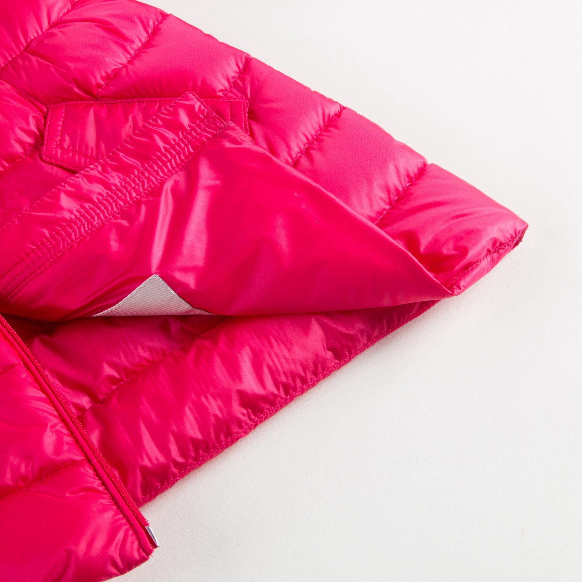 Baby Girls Dark Pink 'Esme' Down Padded Coat