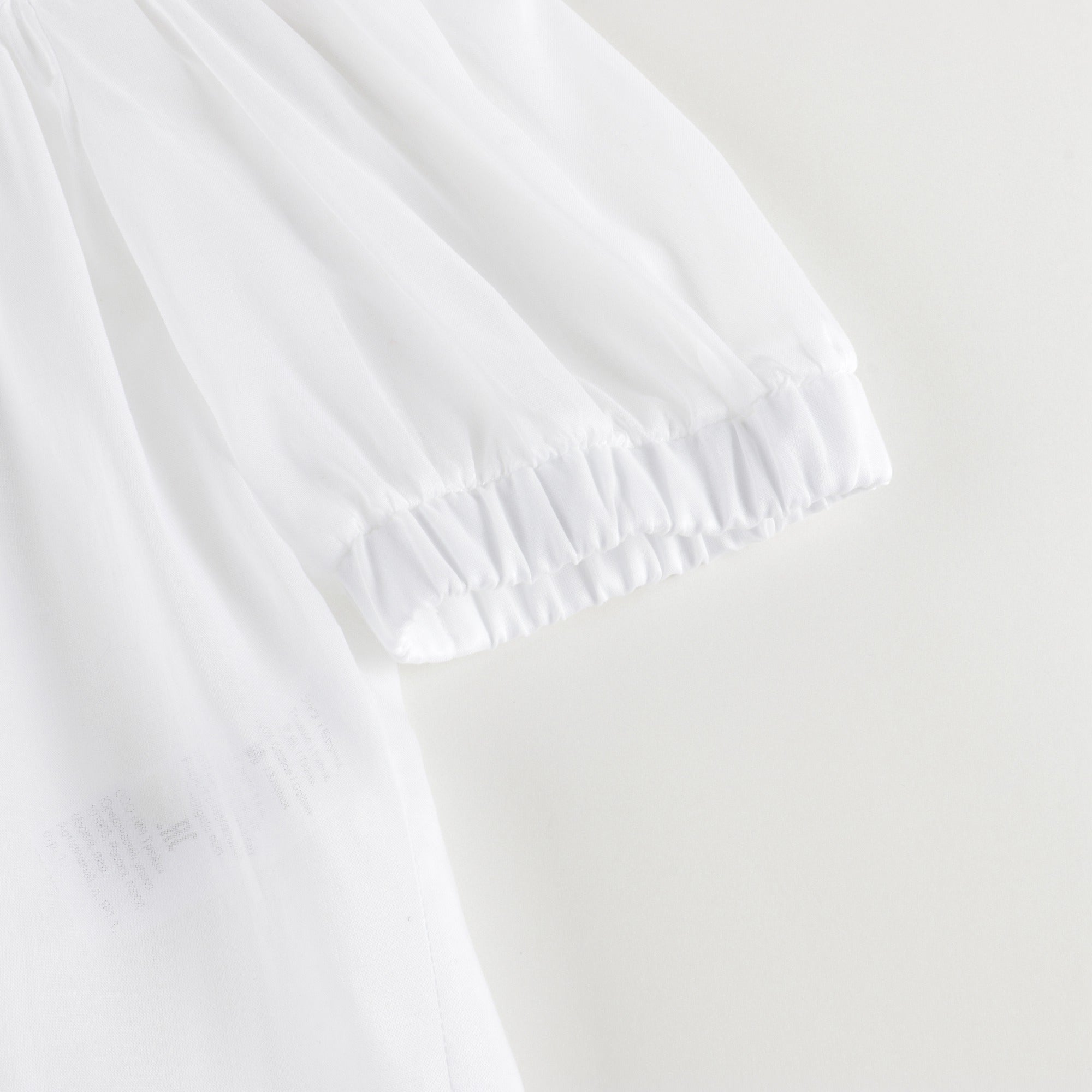 Girls White Cotton Shirts