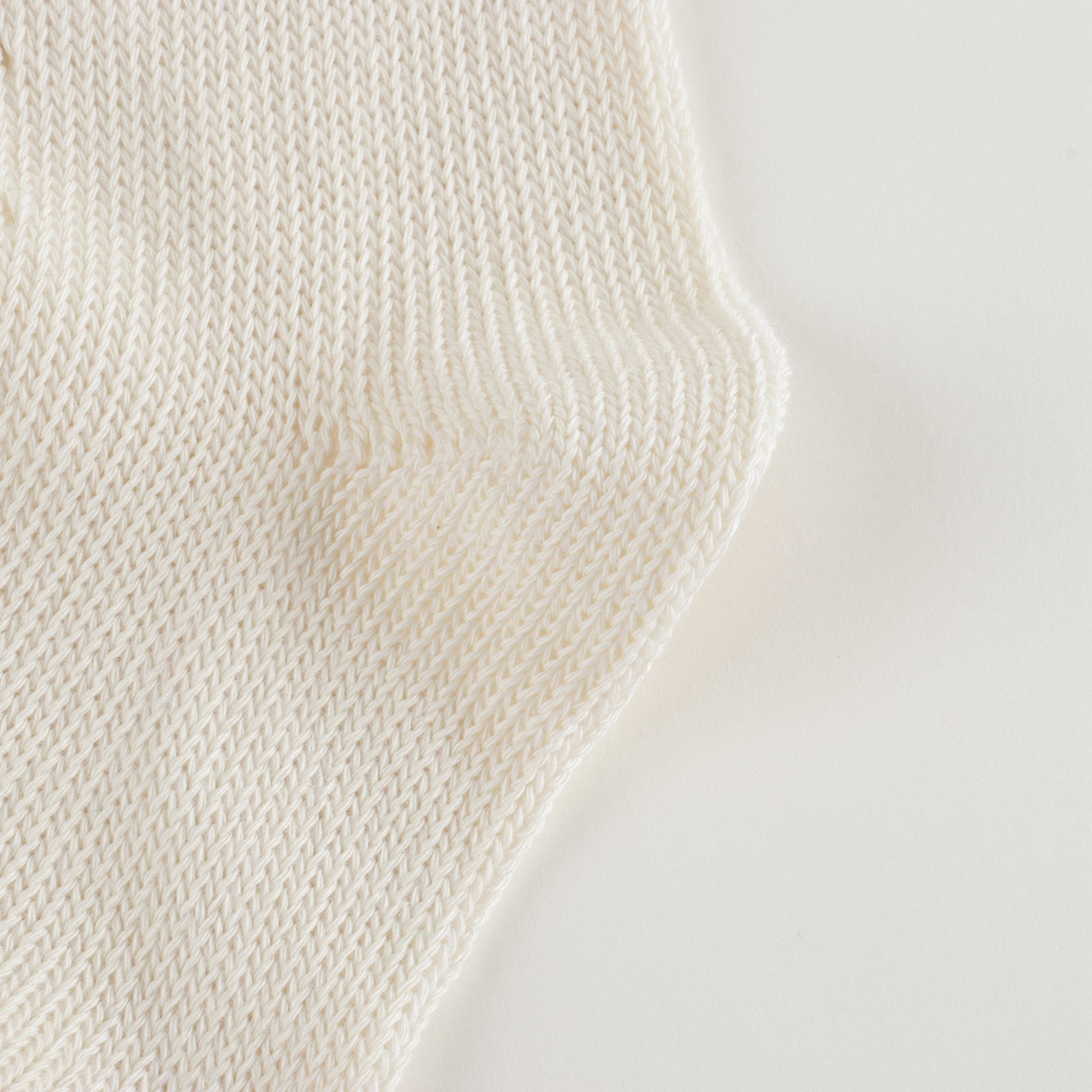 Girls White GG Cotton Long Socks