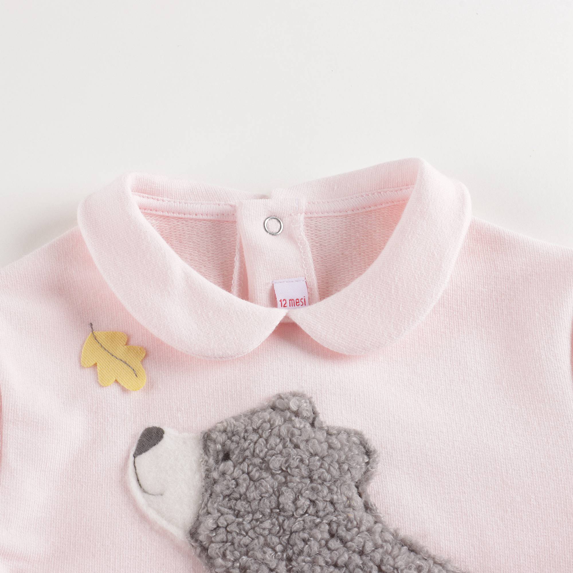 Baby Girls Pink Cotton Babysuit Set