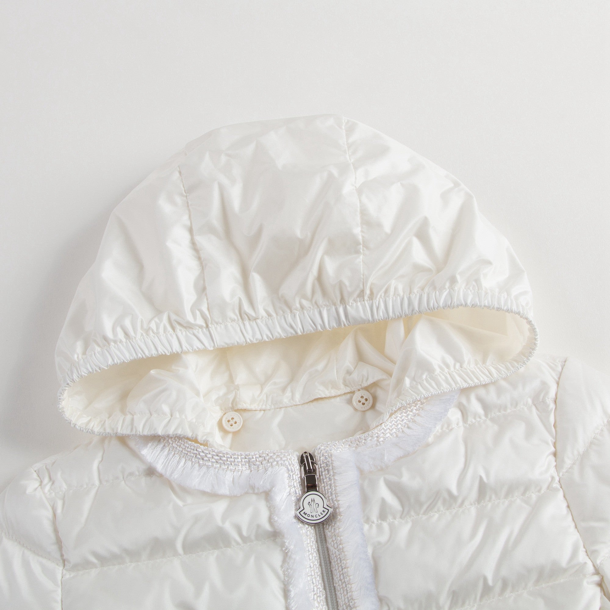 Girls White "Kamaria"Down Padded Jacket