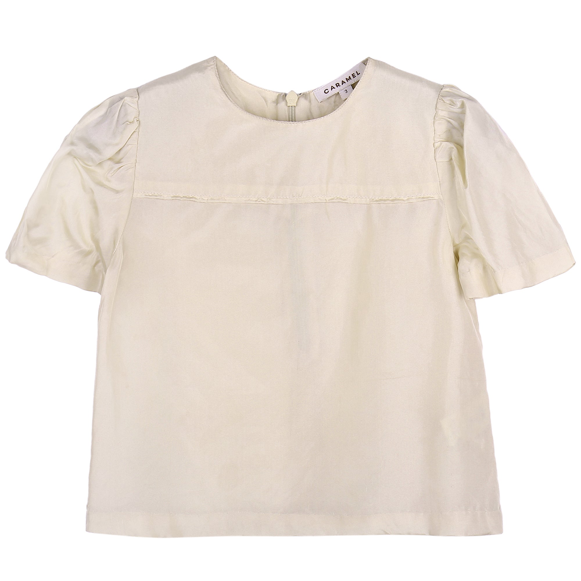 Girls Silk Woven Top