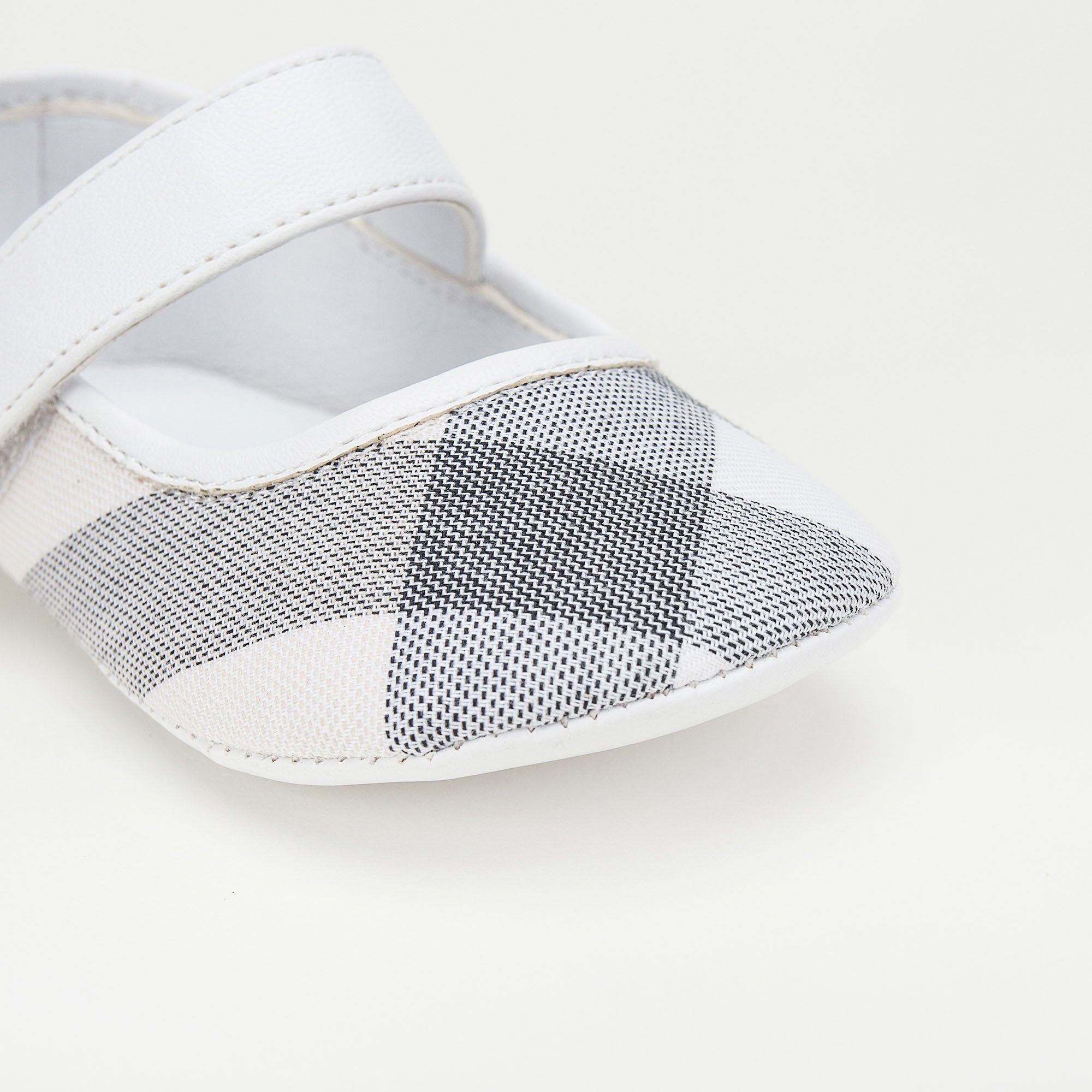 Baby Girls 'Baldwyn' Beige Classic Check Shoes