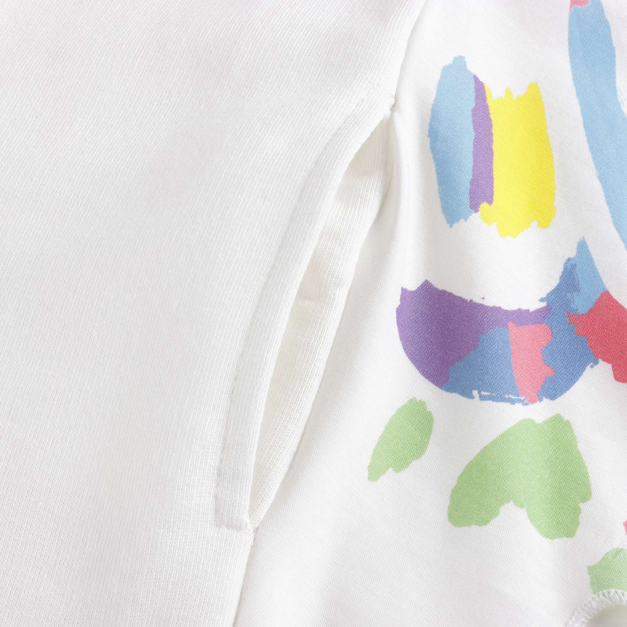 Girls White Butterfly Cotton Dress