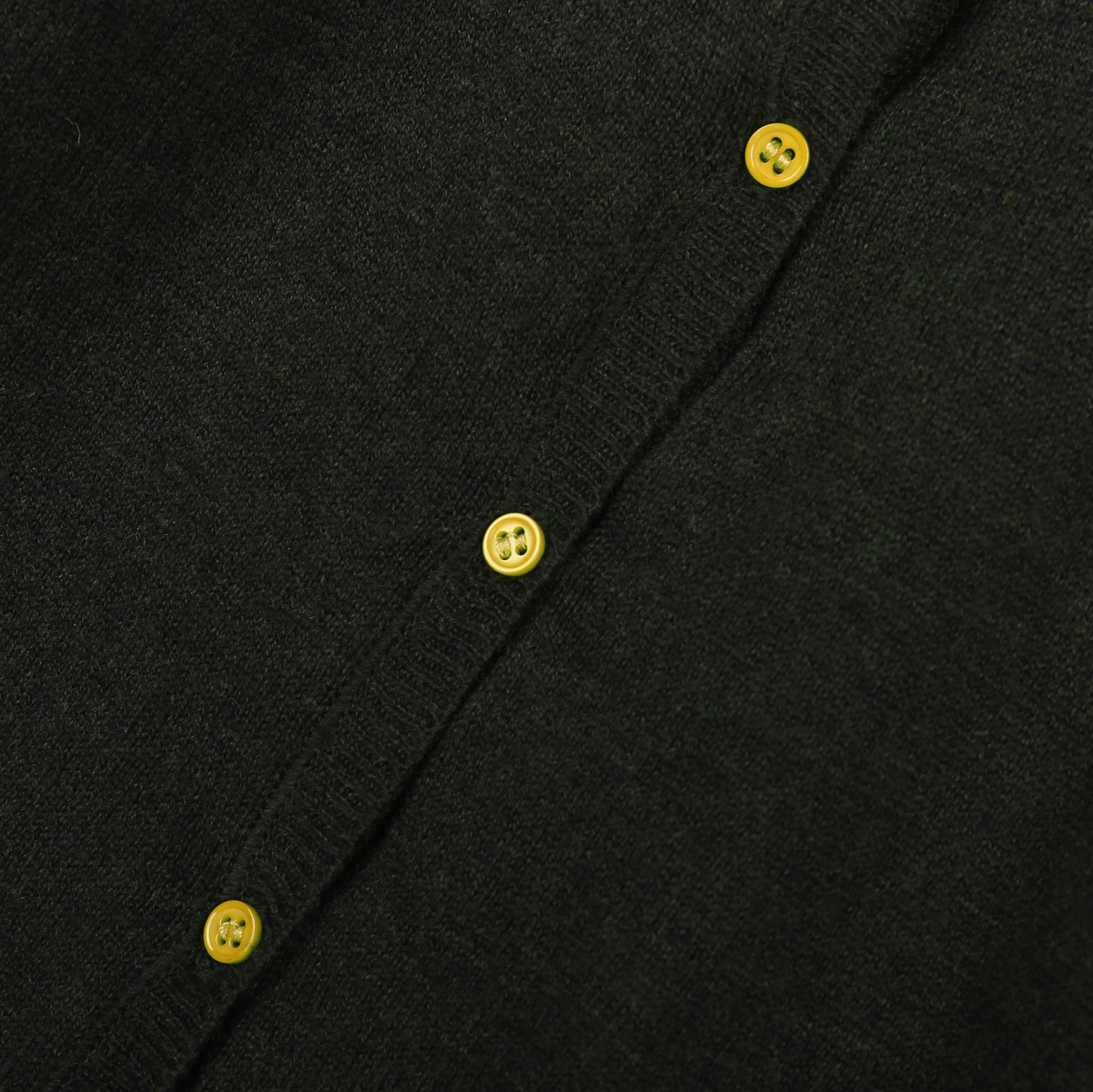 Baby Black Knitted Cardigan With Yellow Bottons