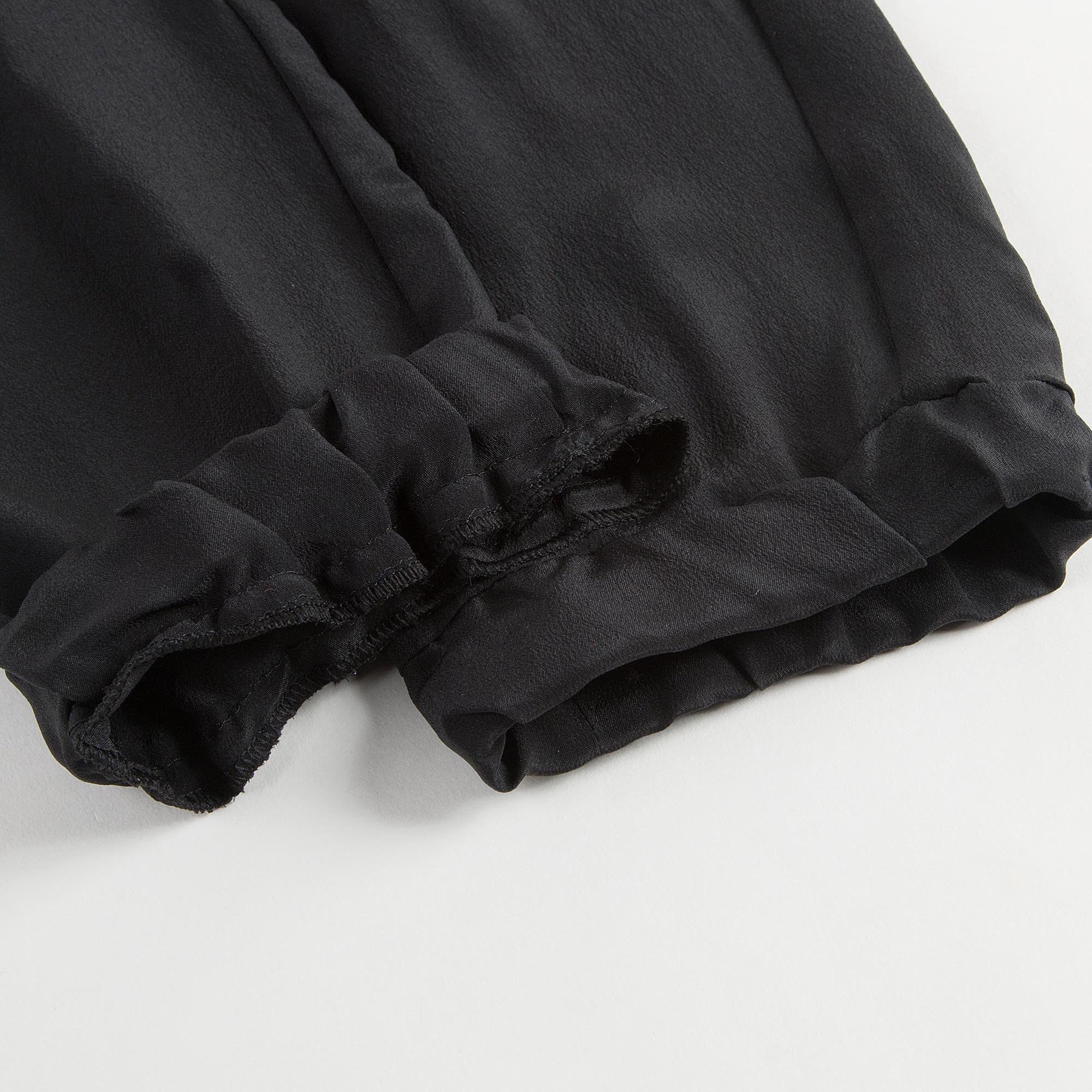 Girls Black Paillette Rompers