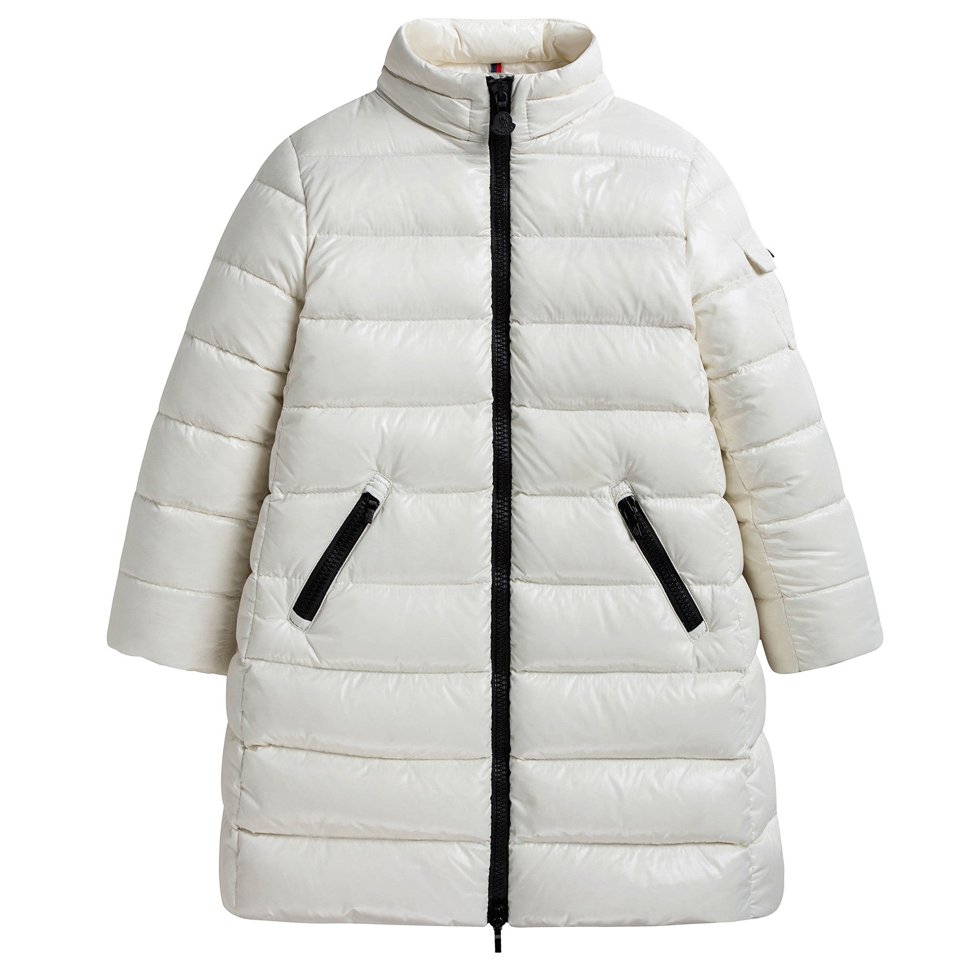 Girls Ivory "Moka" Down Padded Coat