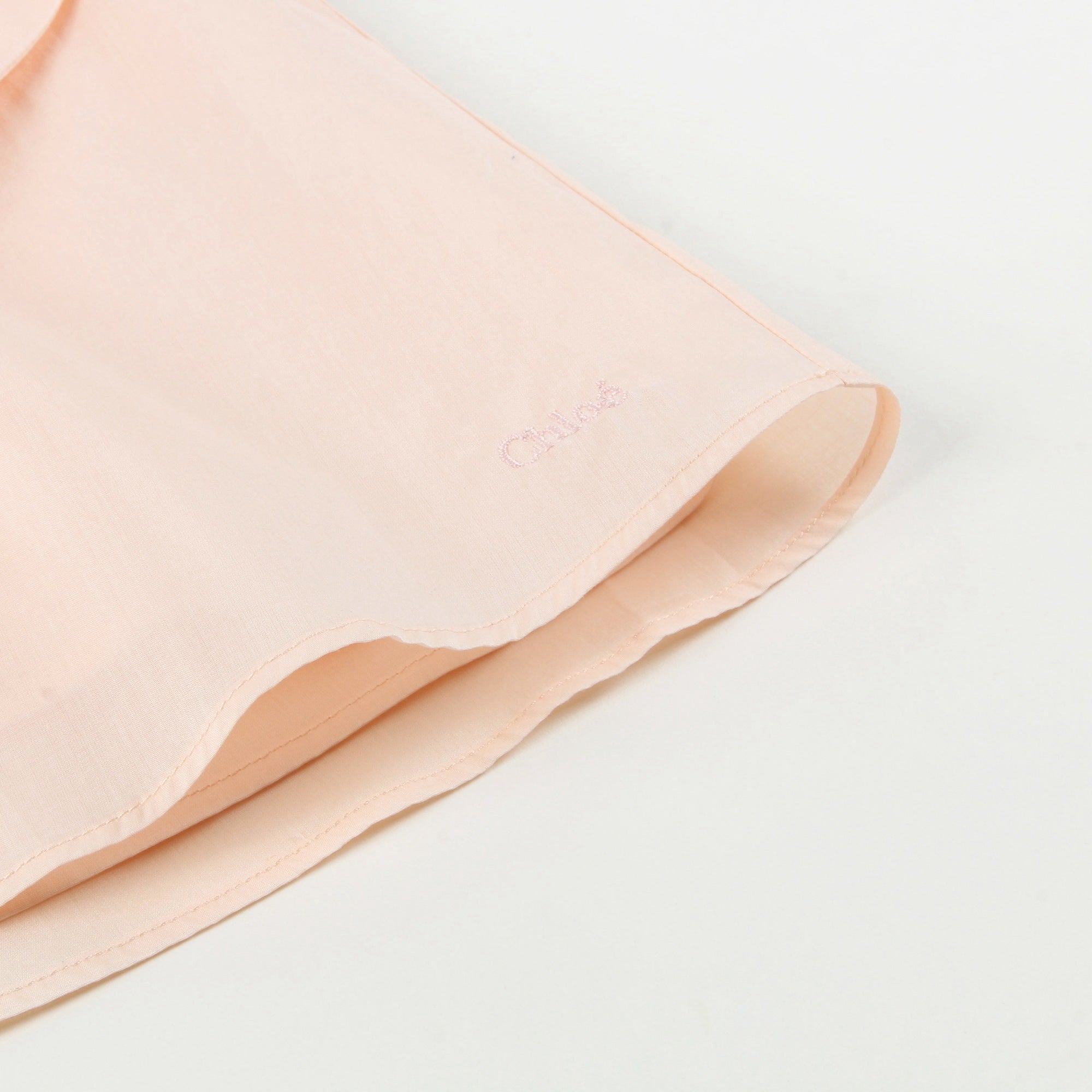 Girls Meat Pink Cotton T-shirt