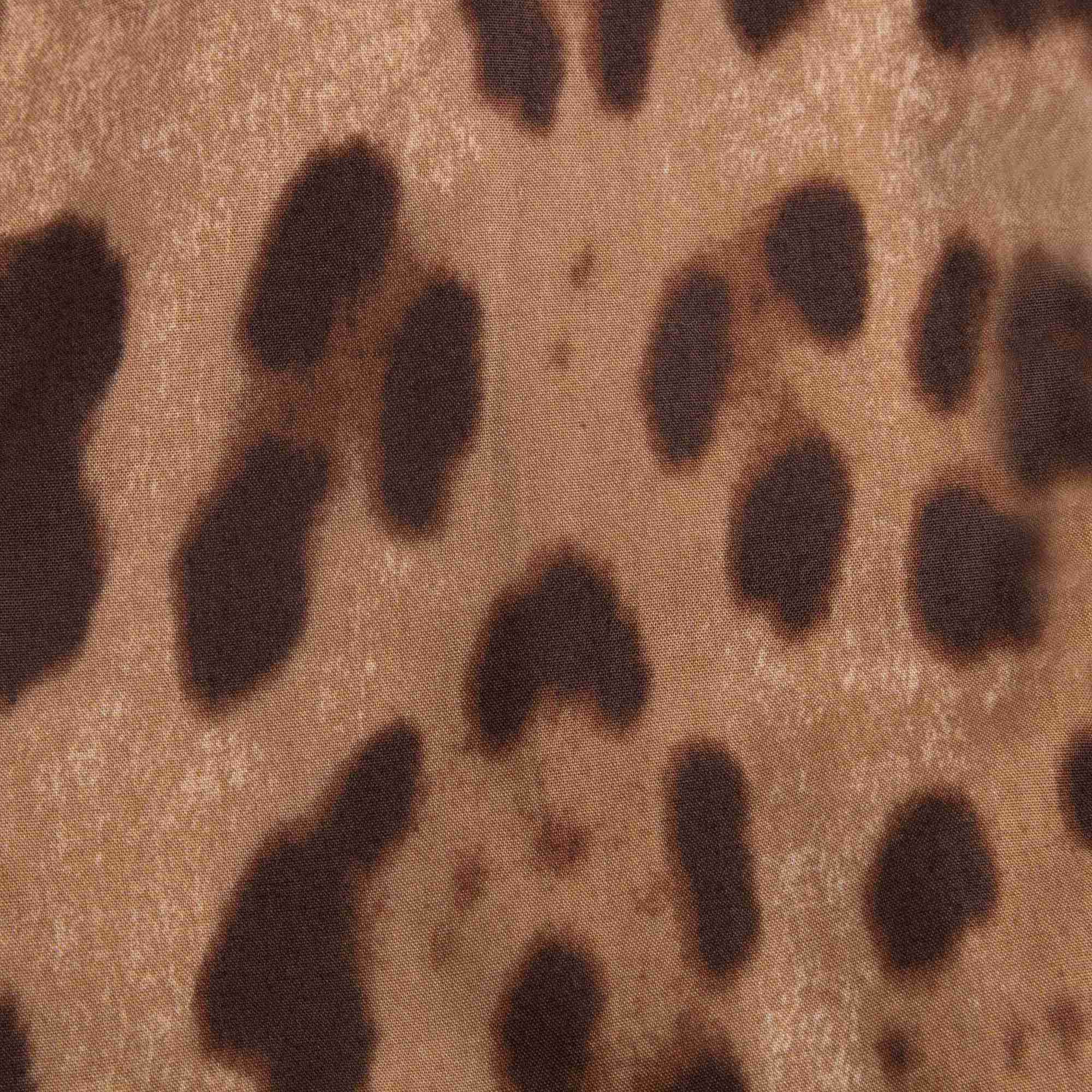 Girls Leopard Print Zambia Top & Shorts Set