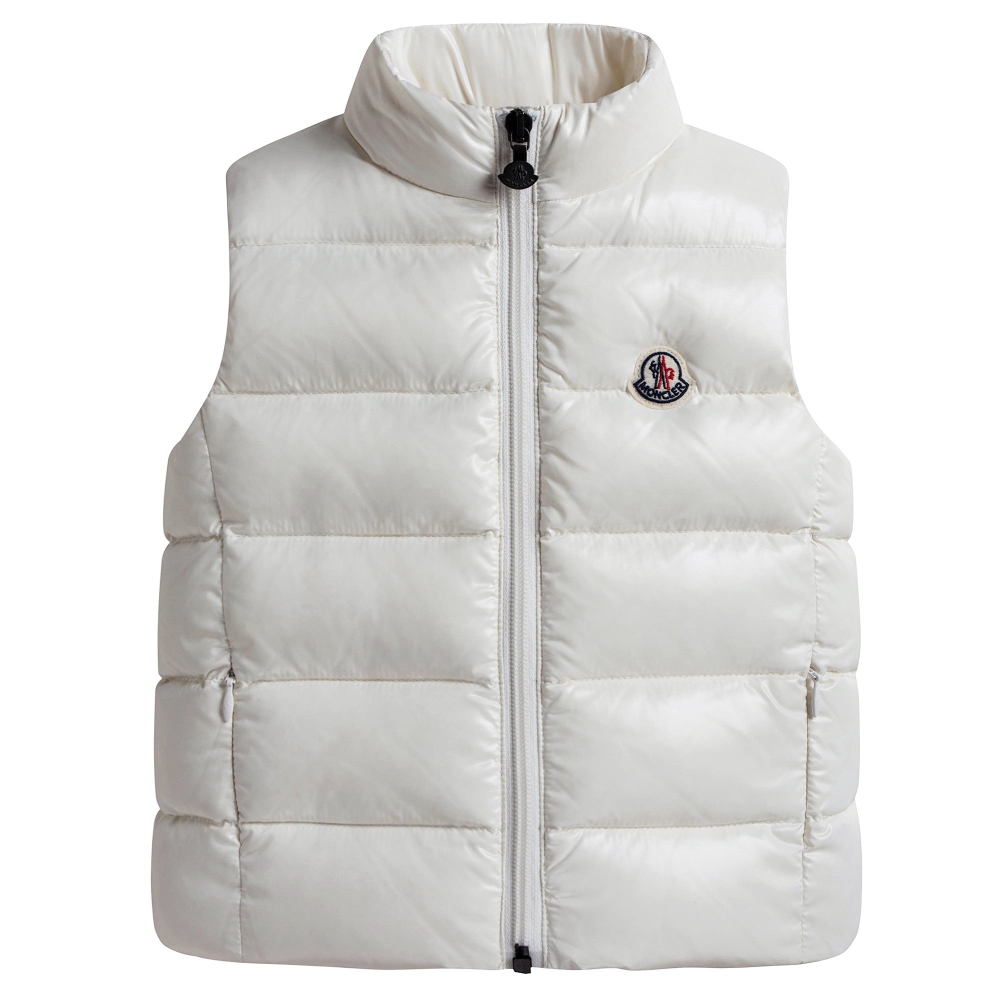 Baby Girls Ivory 'Ghany' Down Gilet