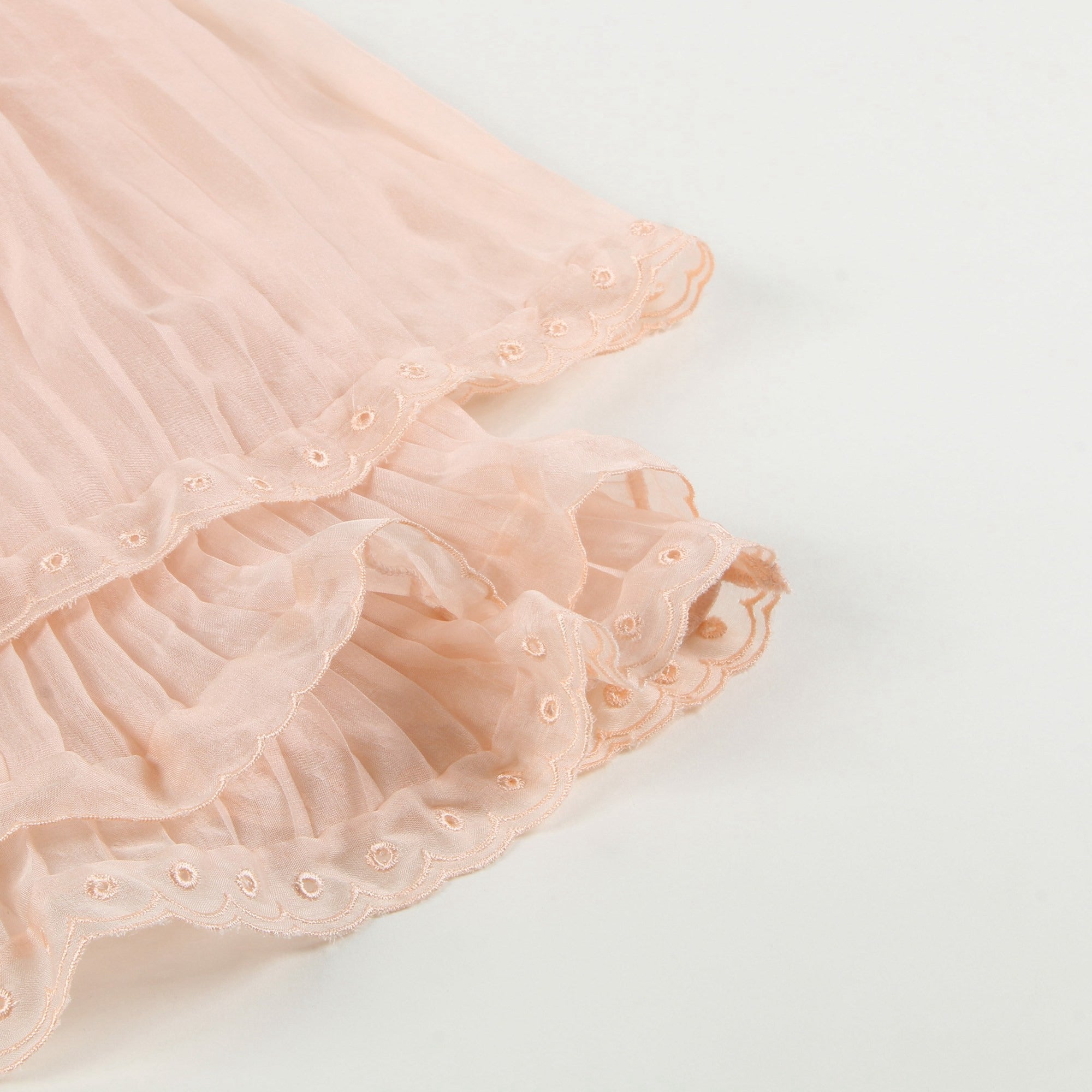 Girls Pink Soie Dress