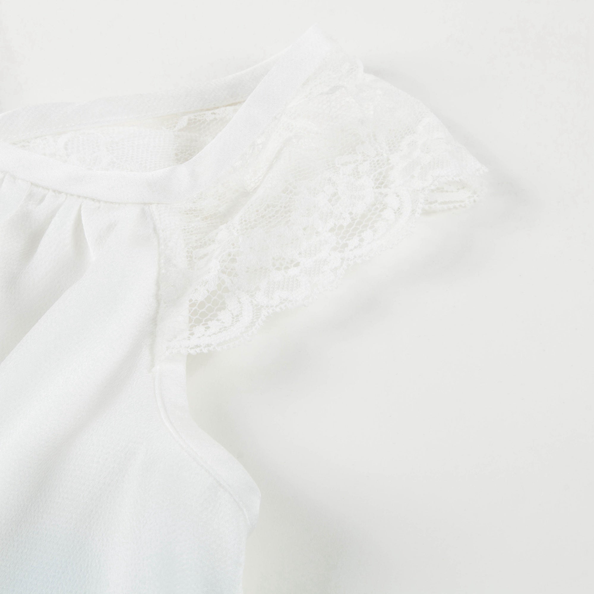 Girls White Tank Tops