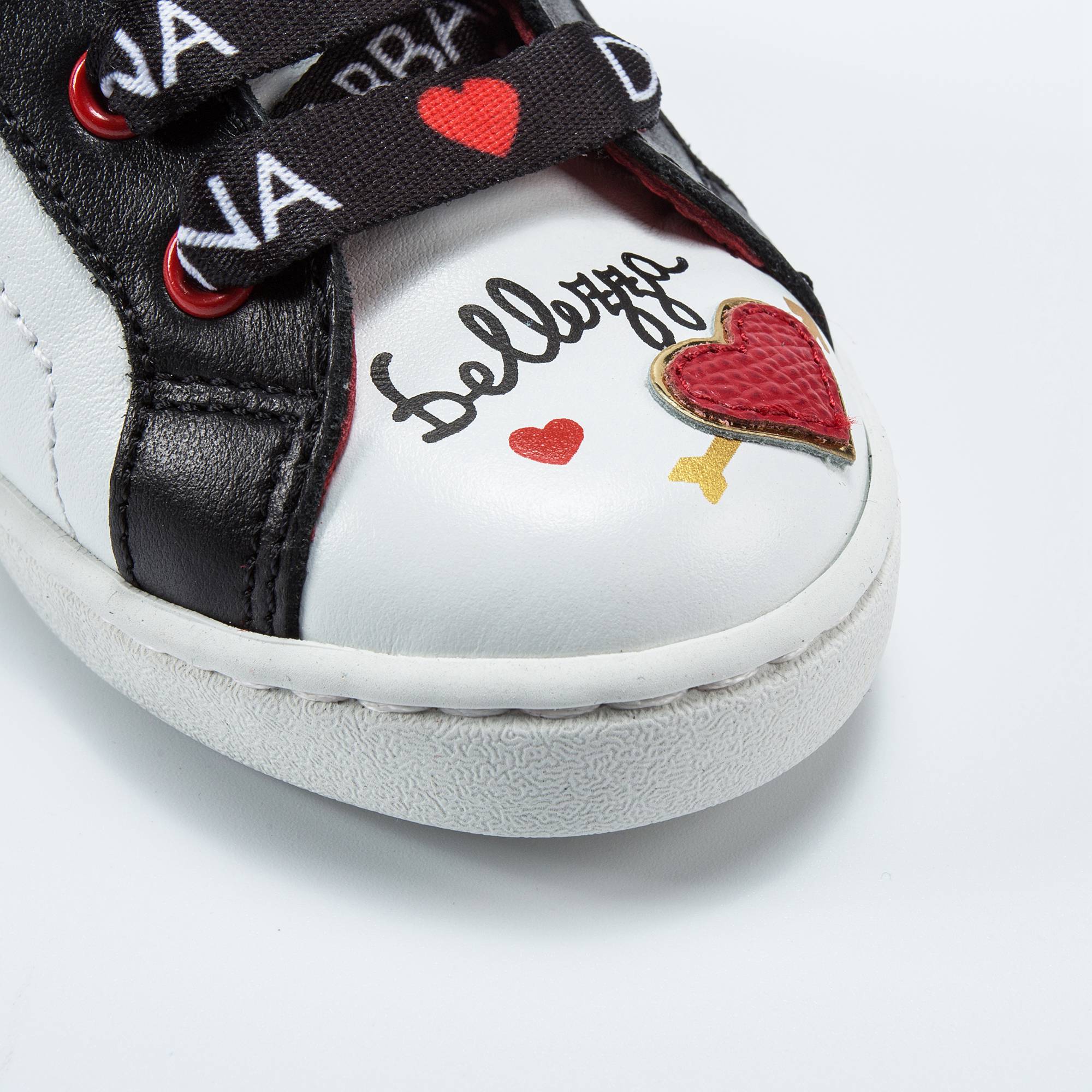 Girls White & Multicolor Calf Shoes