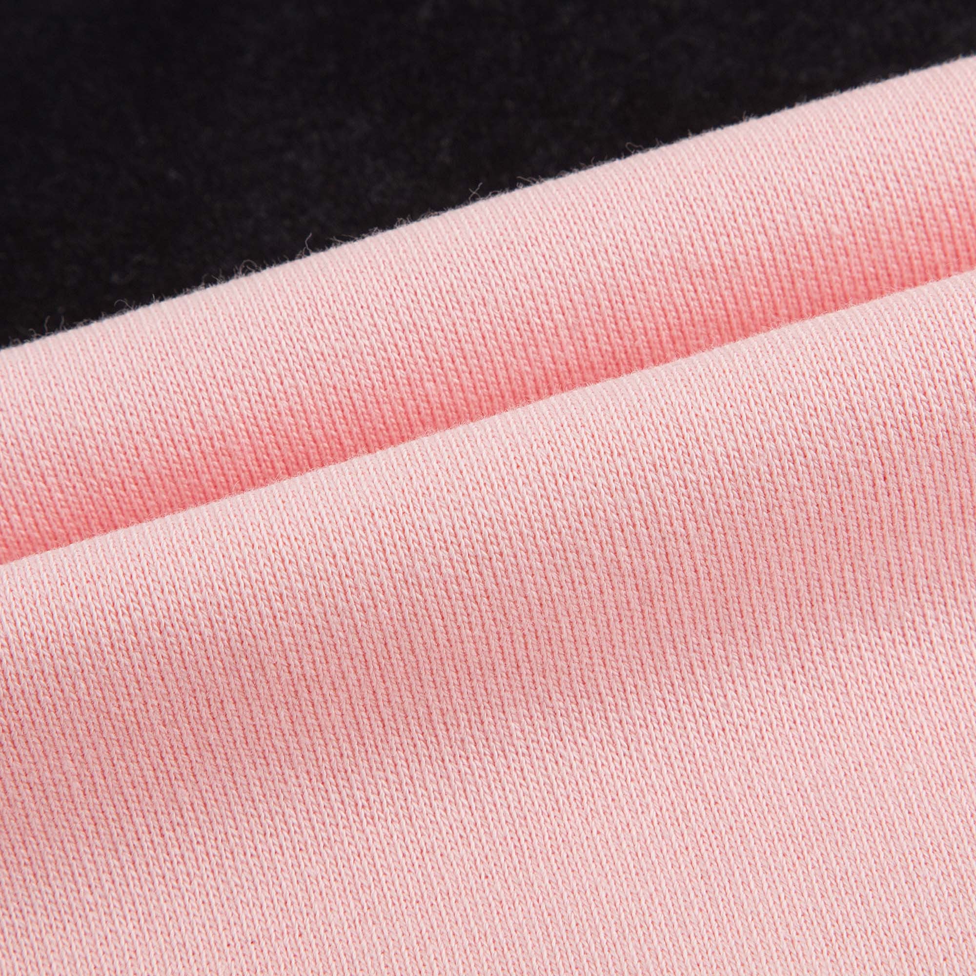 Girls Pink Rib Cuffs Cotton Maxi Sweatshirt