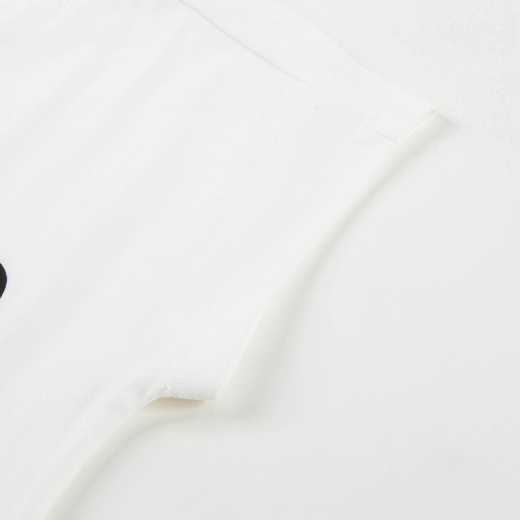 Girls White Logo Cotton Undershirt