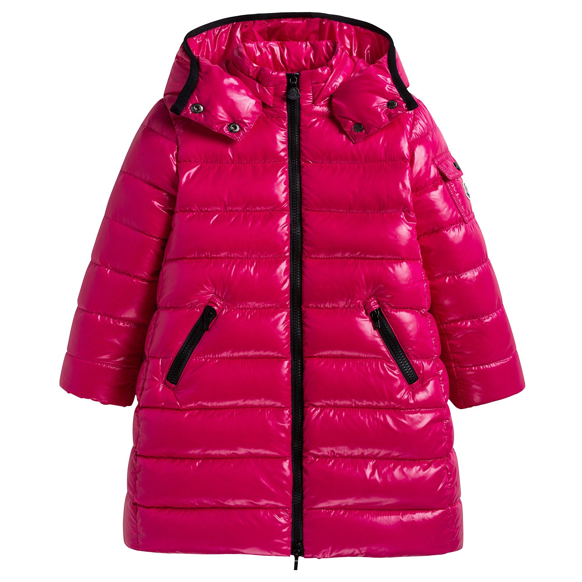 Girls Pink "Moka" Down Padded Coat