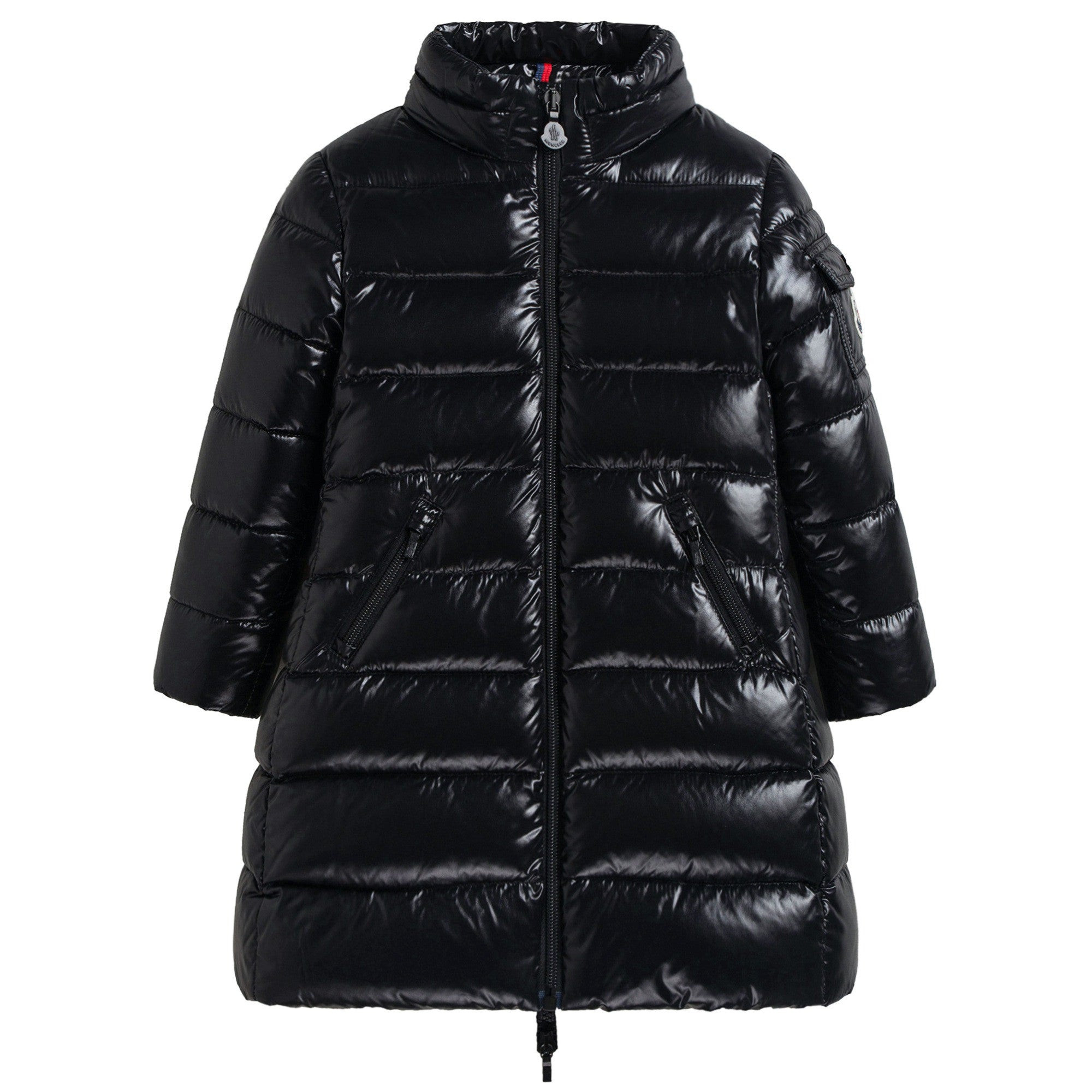 Girls Black "Moka" Down Padded Coat