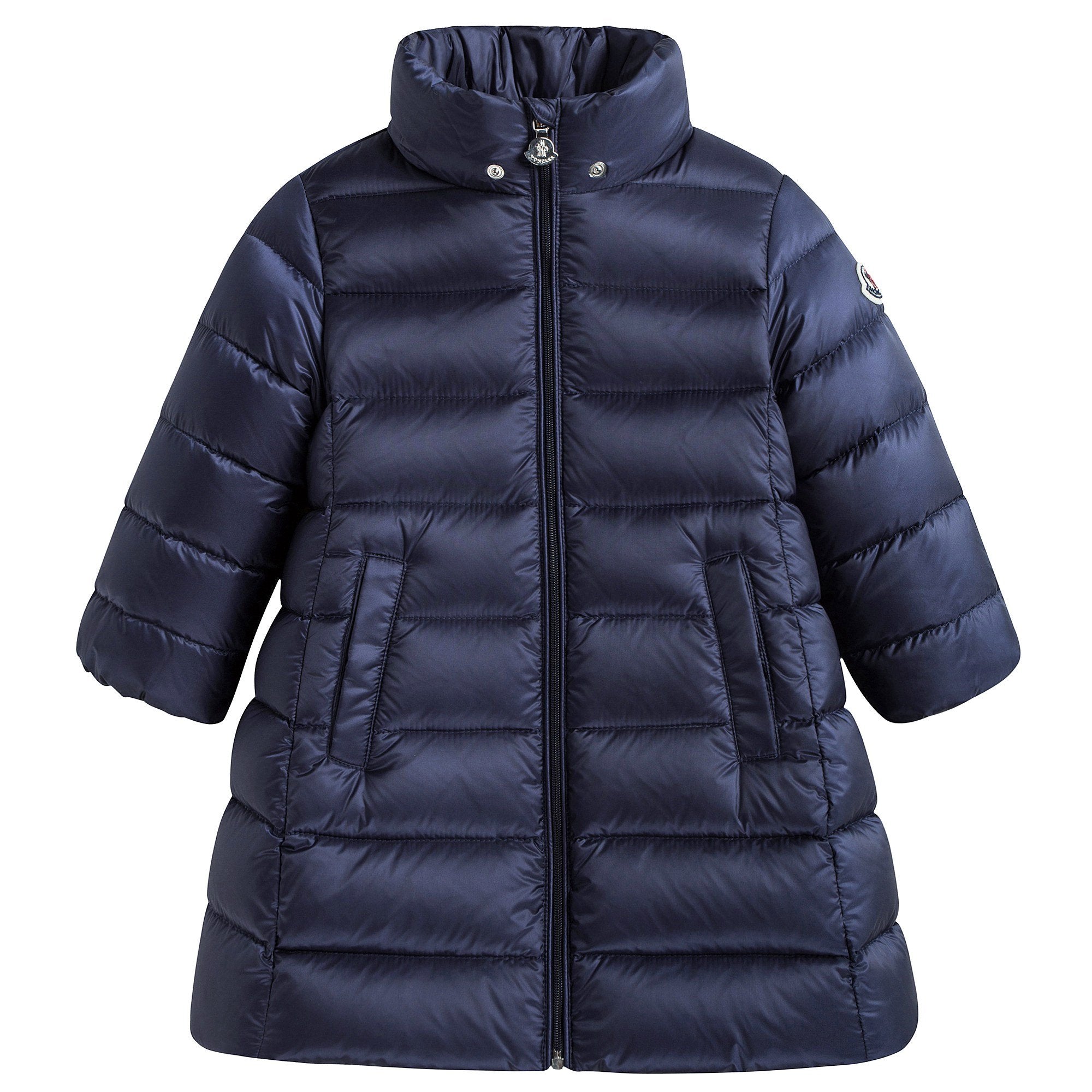 Baby Girls Blue "MAJEURE" Padded Down Coat