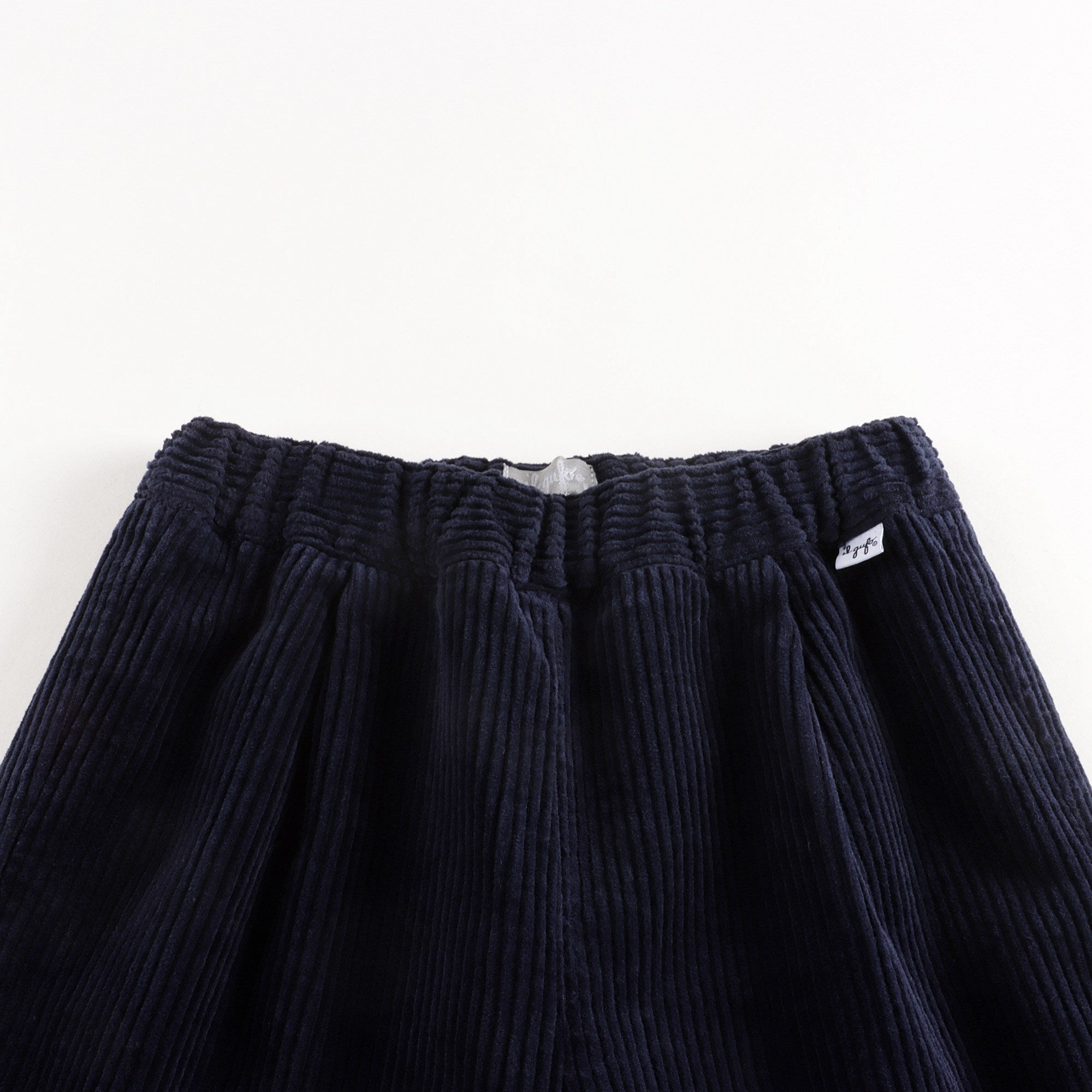 Girls Blue Velvet Trousers