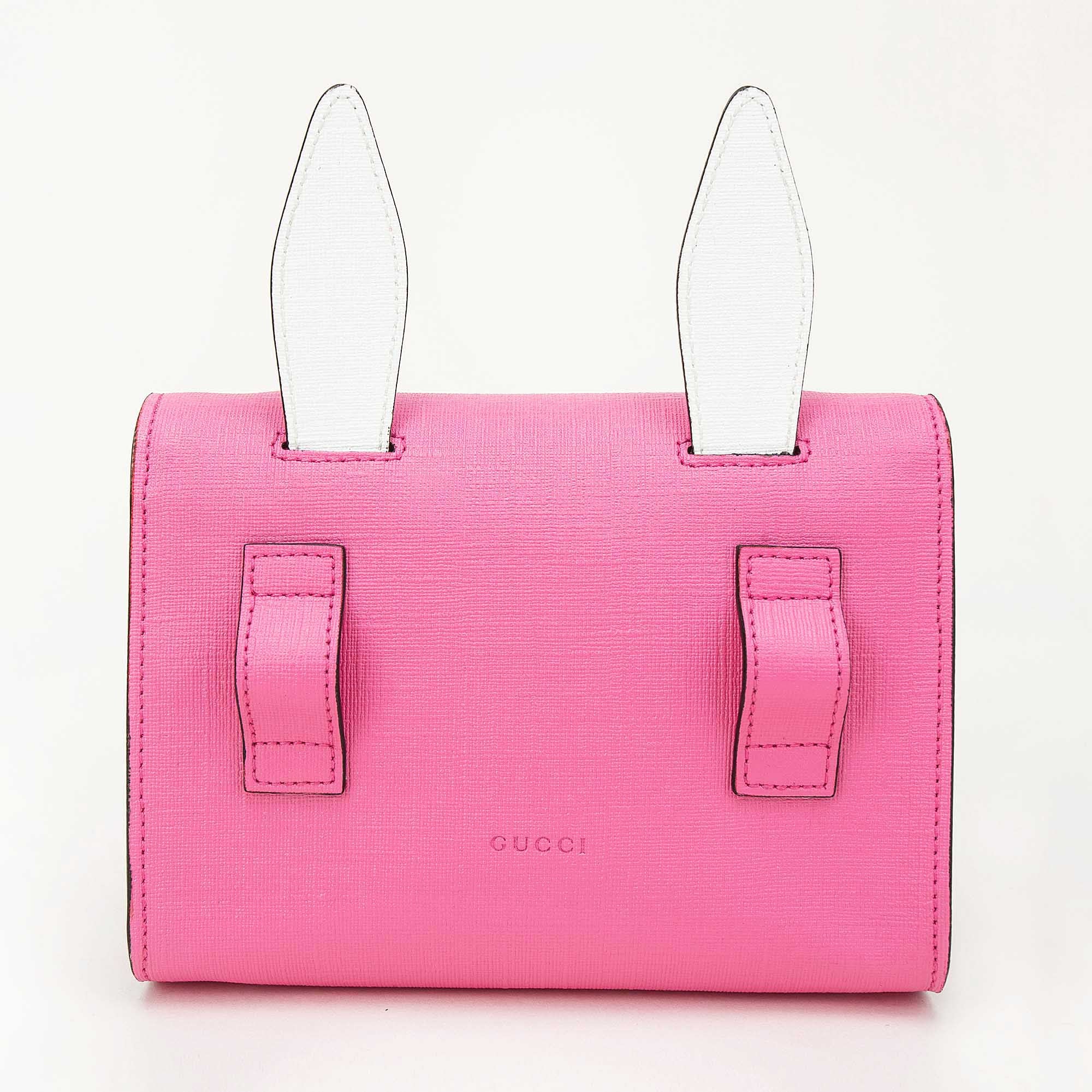 Girls Pink Bunny Bag