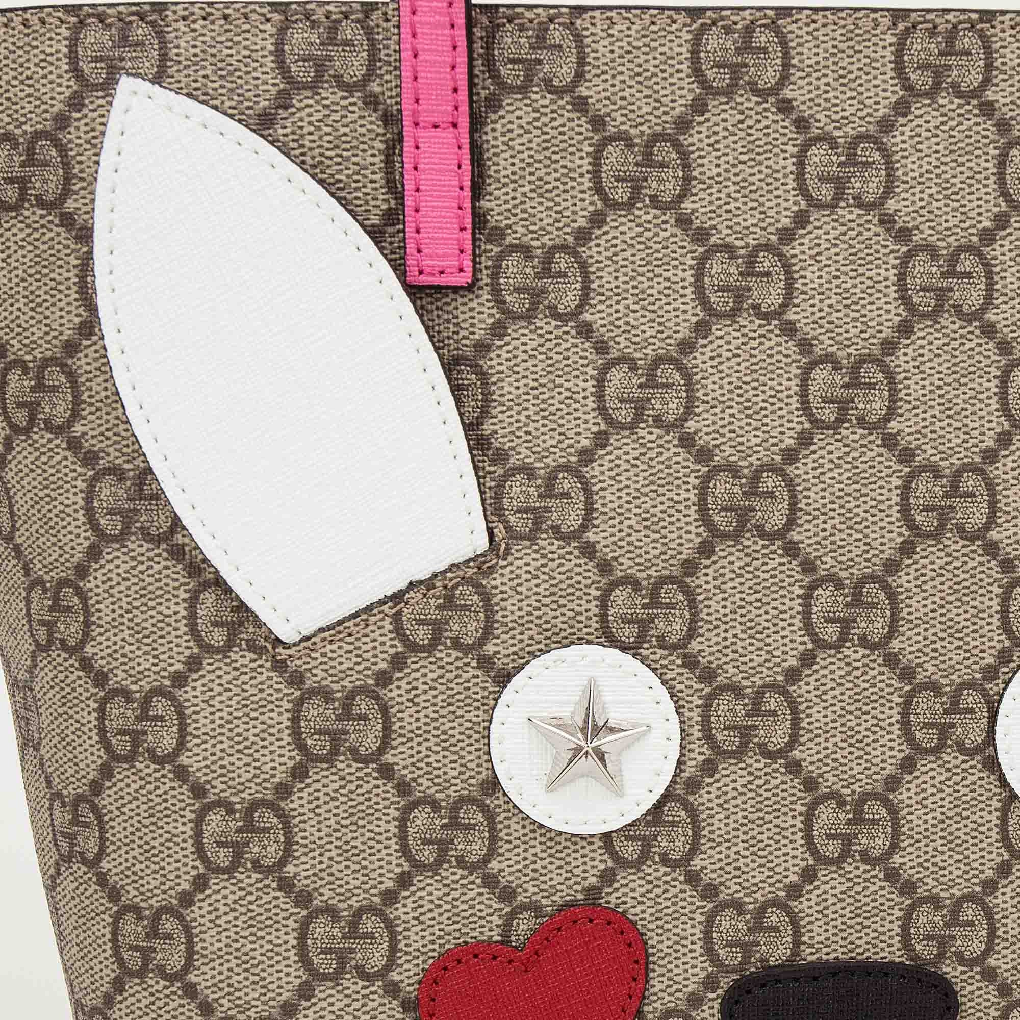 Gurls Light Brown Bear Trims Handbag