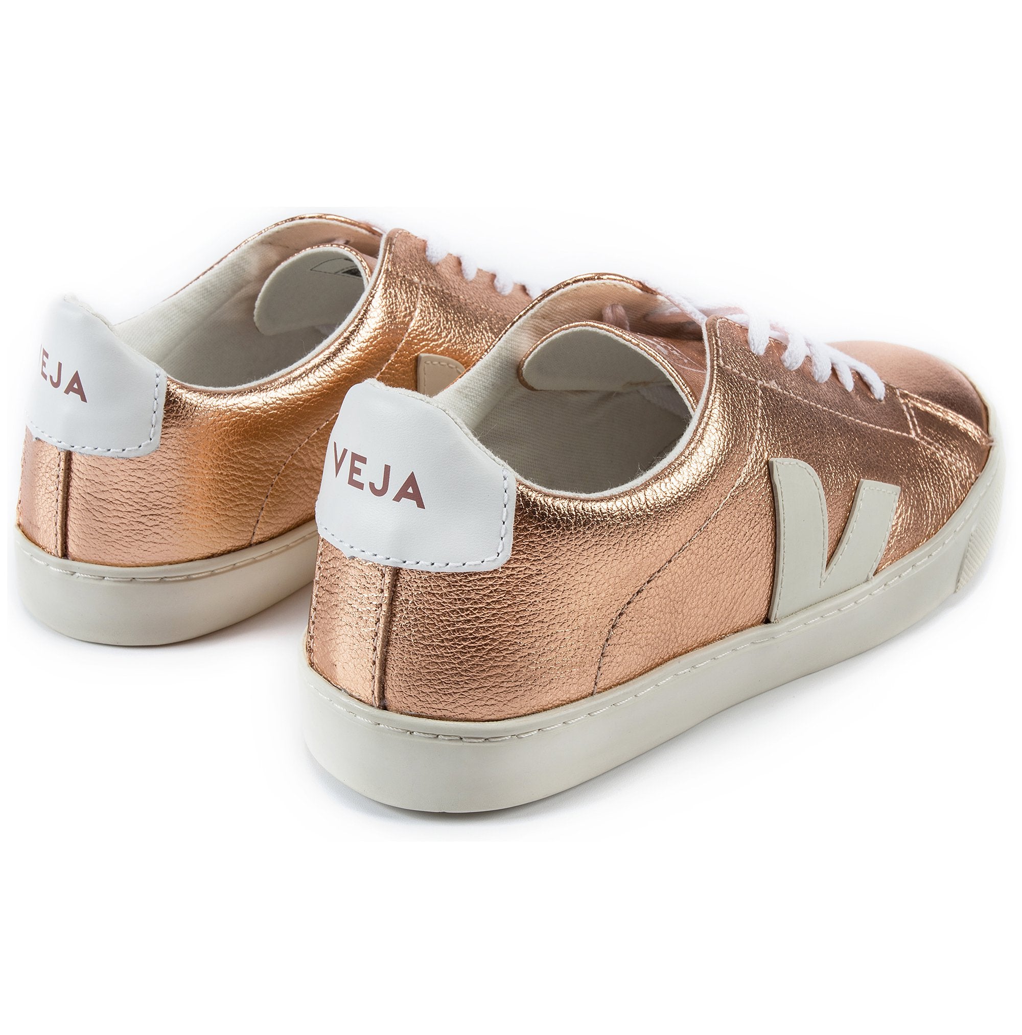 Girls Venus Pierre Leather With White "V" Shoes