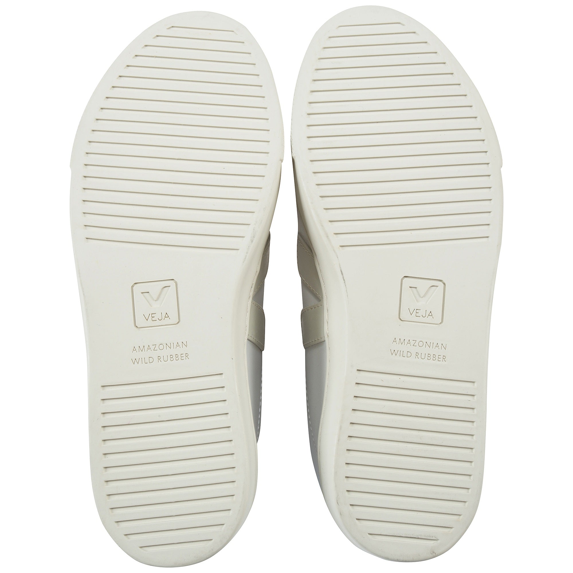 Girls White Leather With White "V" Shoes