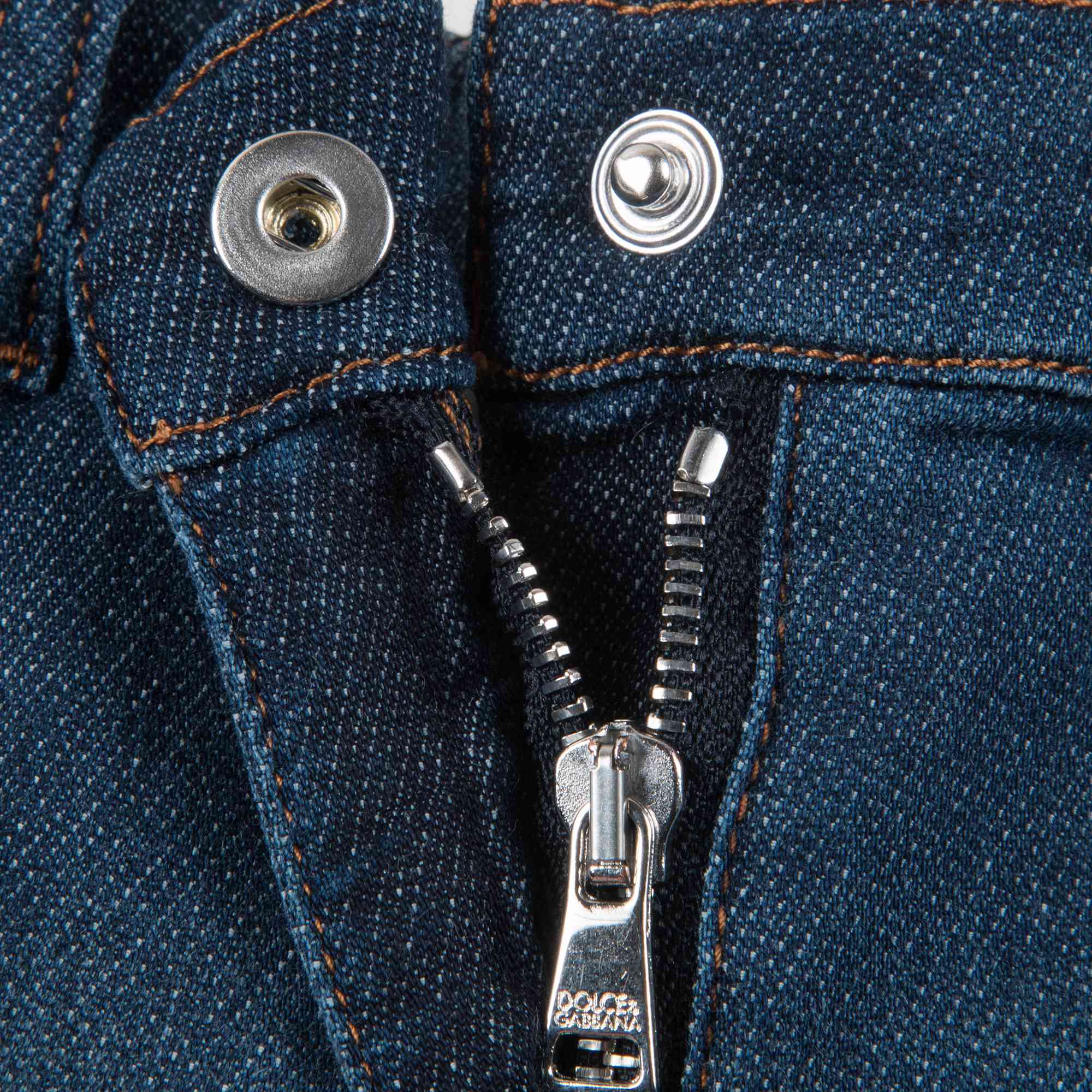 Baby Girls Blue Jean Cotton Trousers