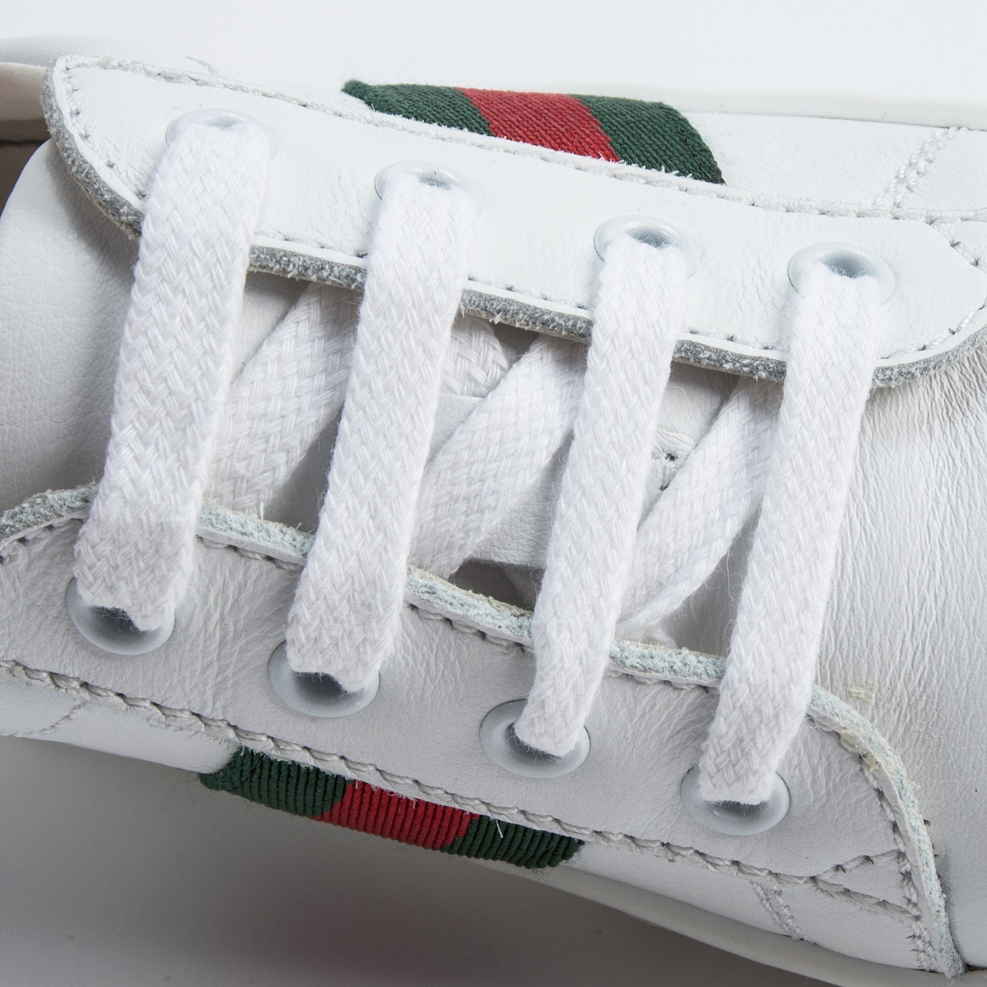 Girls & Boys White Leather Shoes