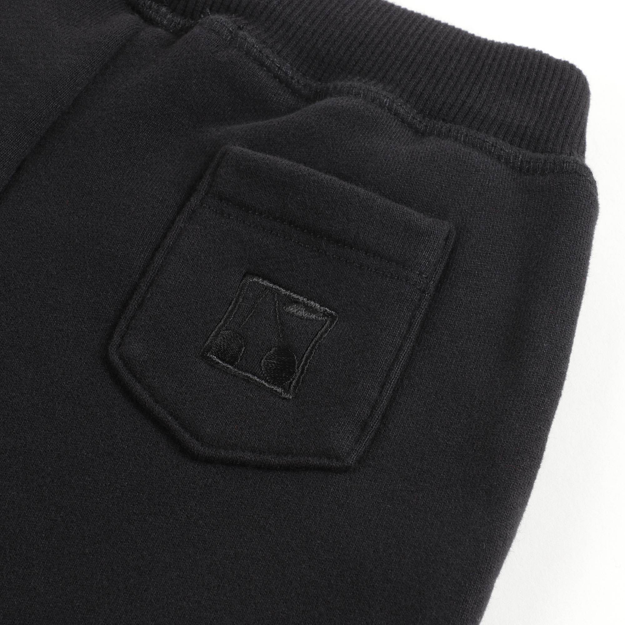 Girls Black Cotton Pants
