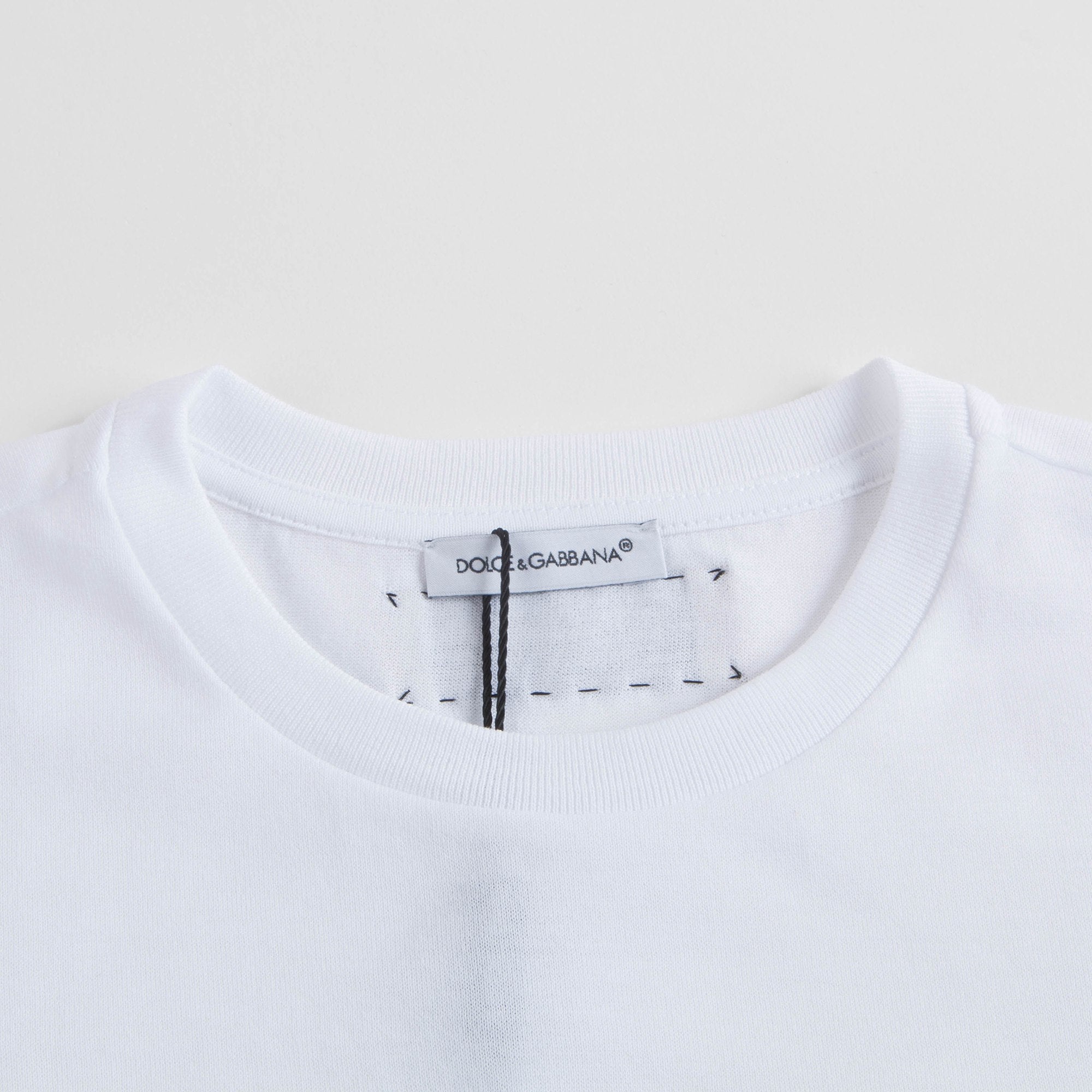 Girls White "Love" Cotton T-shirt