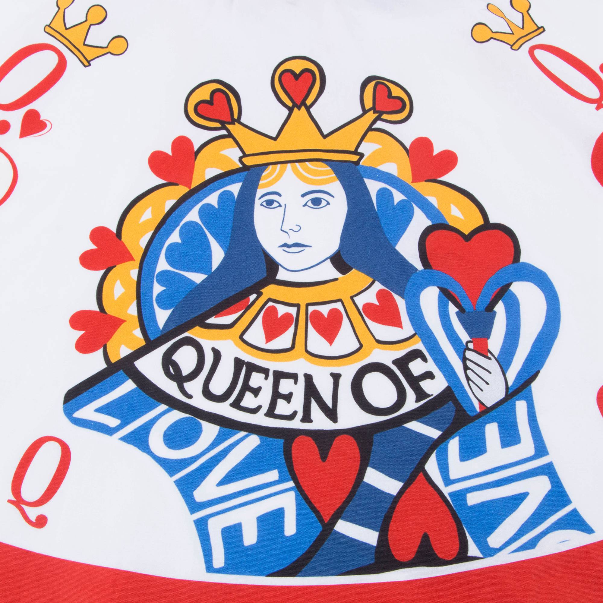 Baby Girls Red Queen of Hearts Cotton Dress