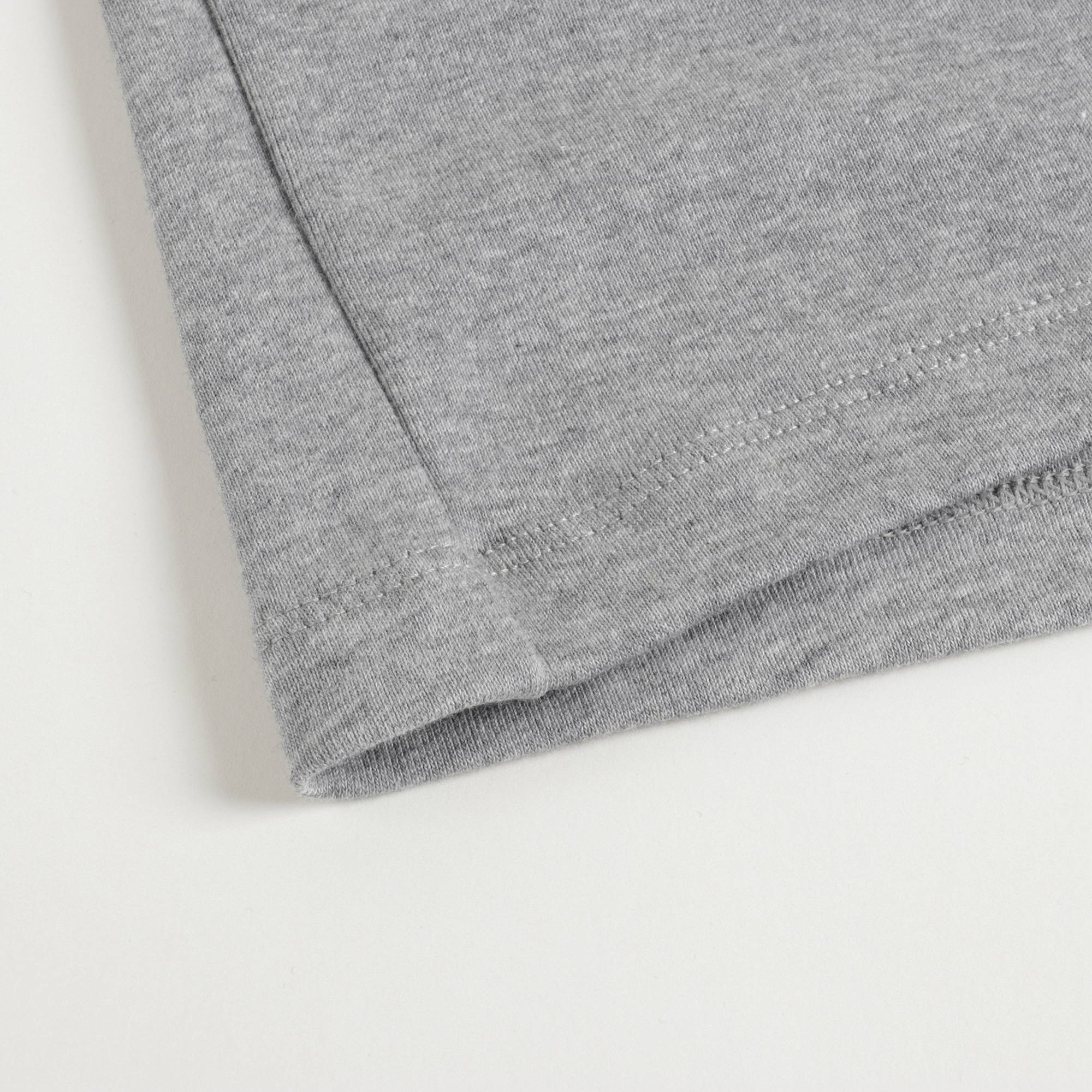 Girls Grey Cotton Turtleneck