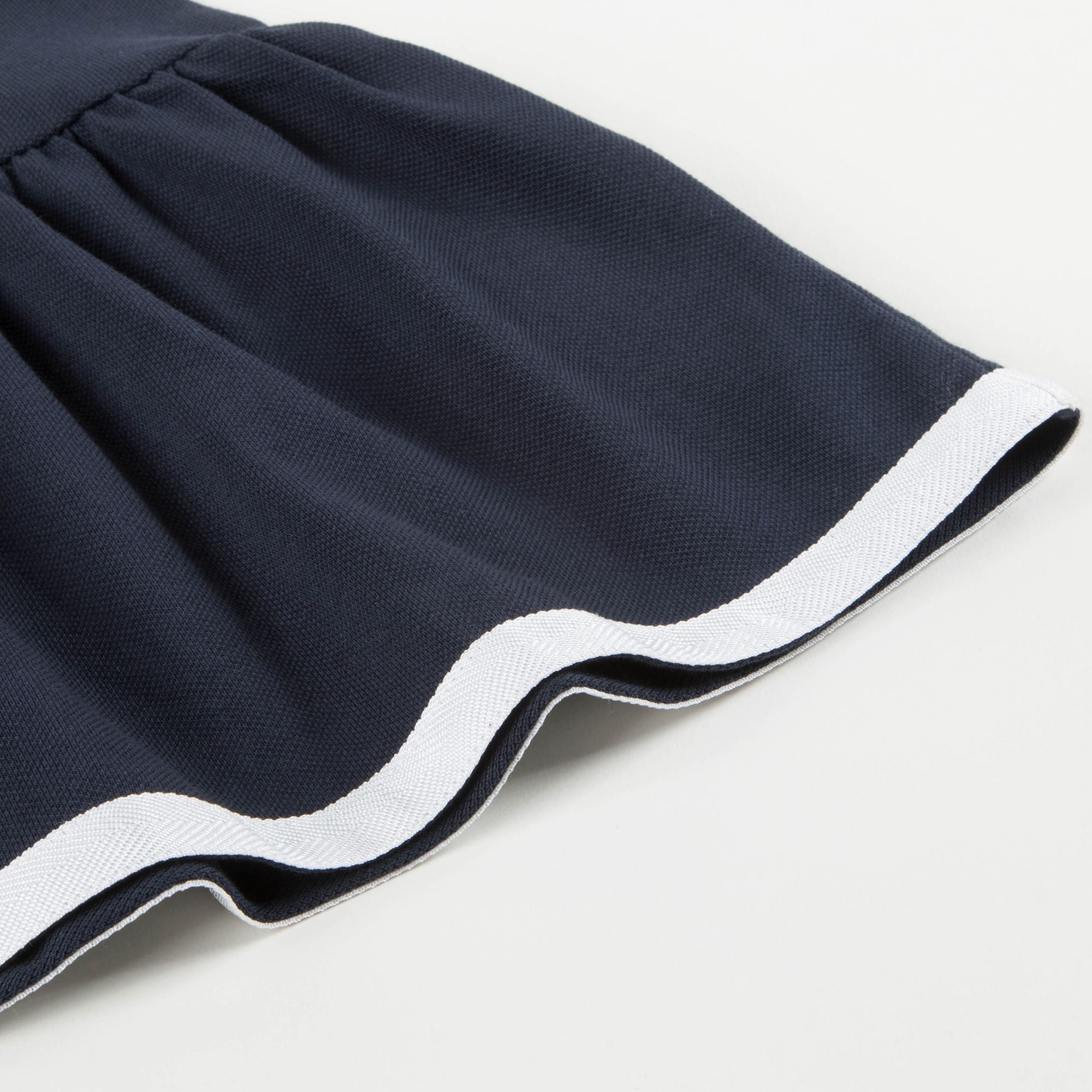 Girls Navy Blue "Abito  Maniche  Corte" Dress