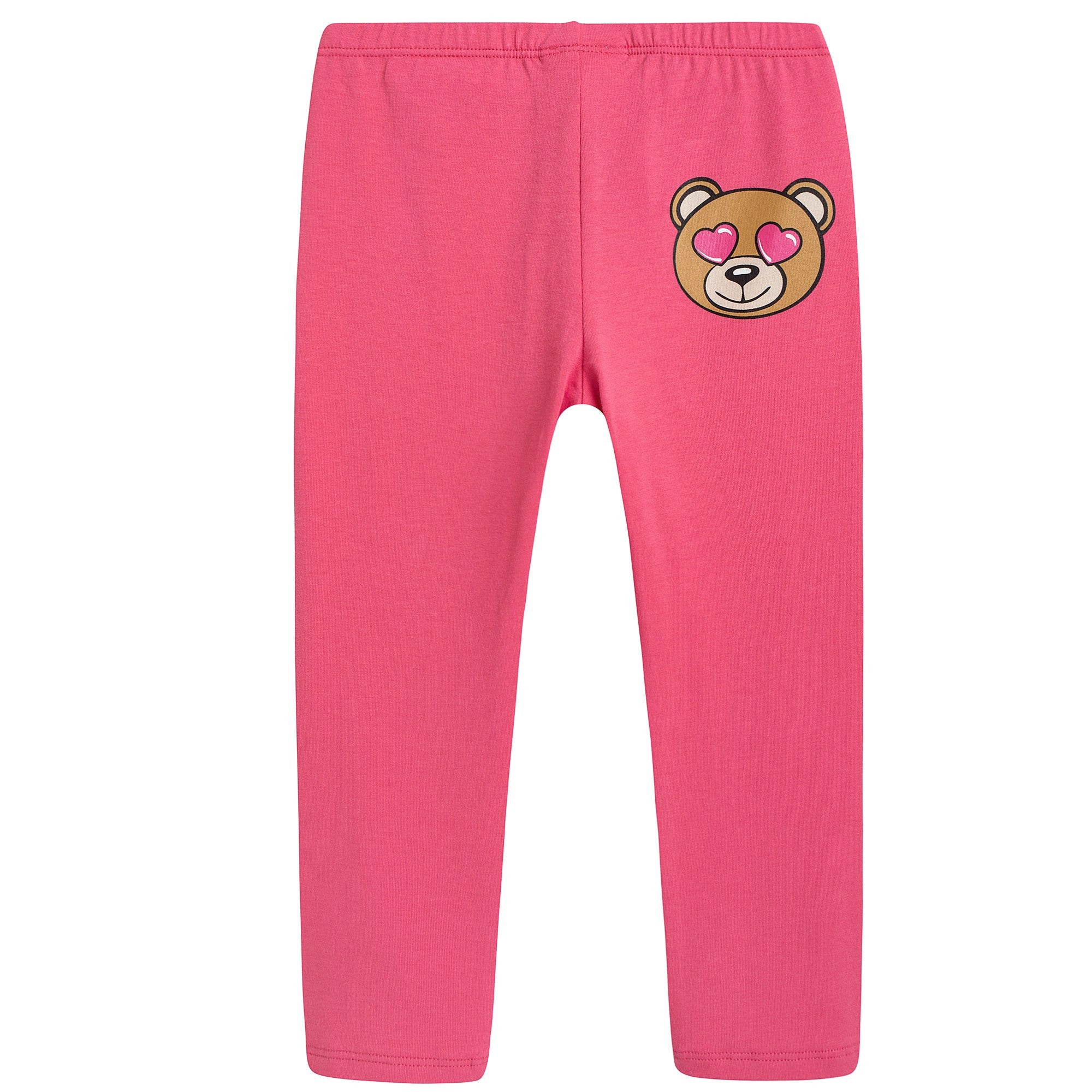 Baby Girls Ivory T-shirt & Pink Leggings Set