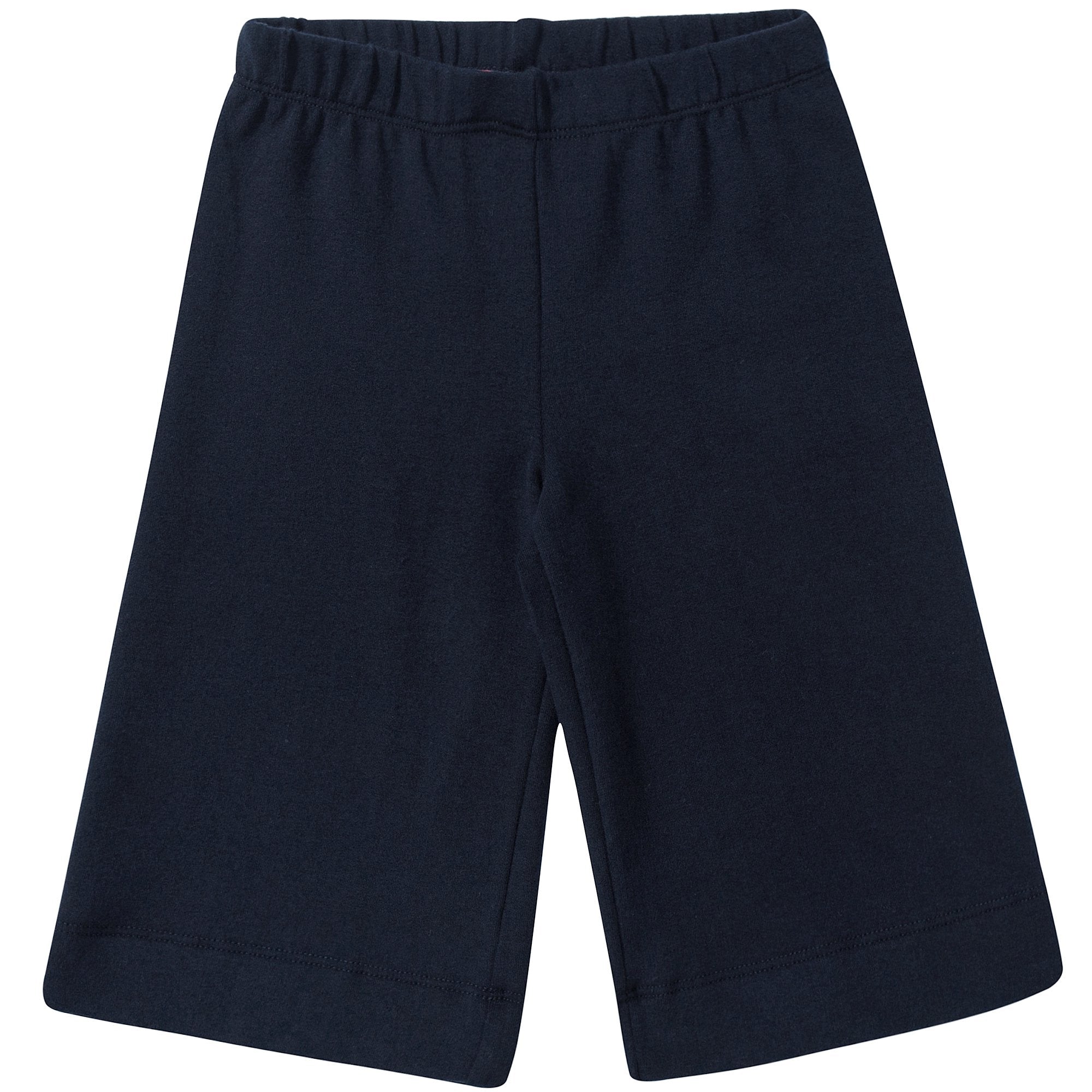 Girls Navy Blue Cotton Two Piece Sets