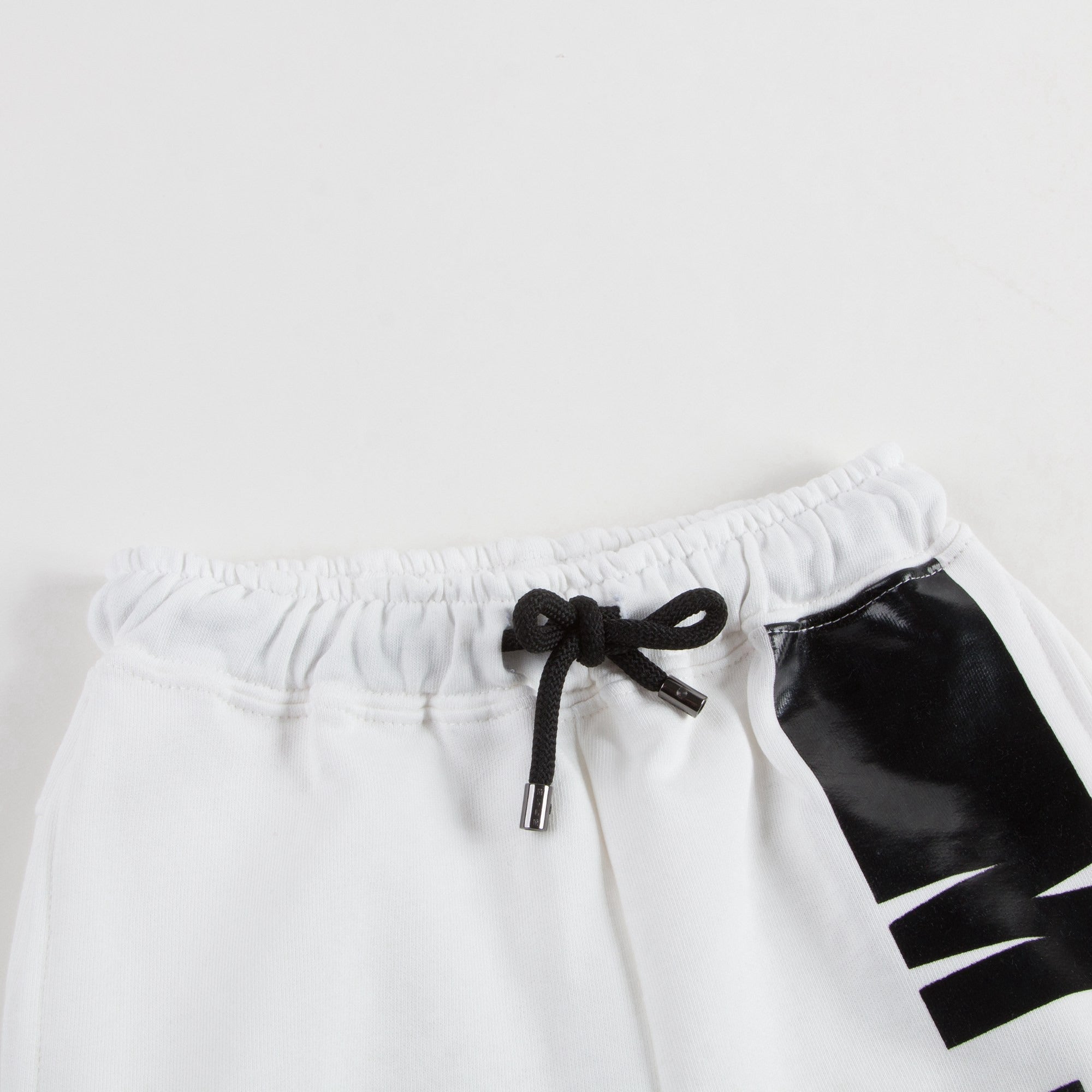 Girls White Logo Shorts