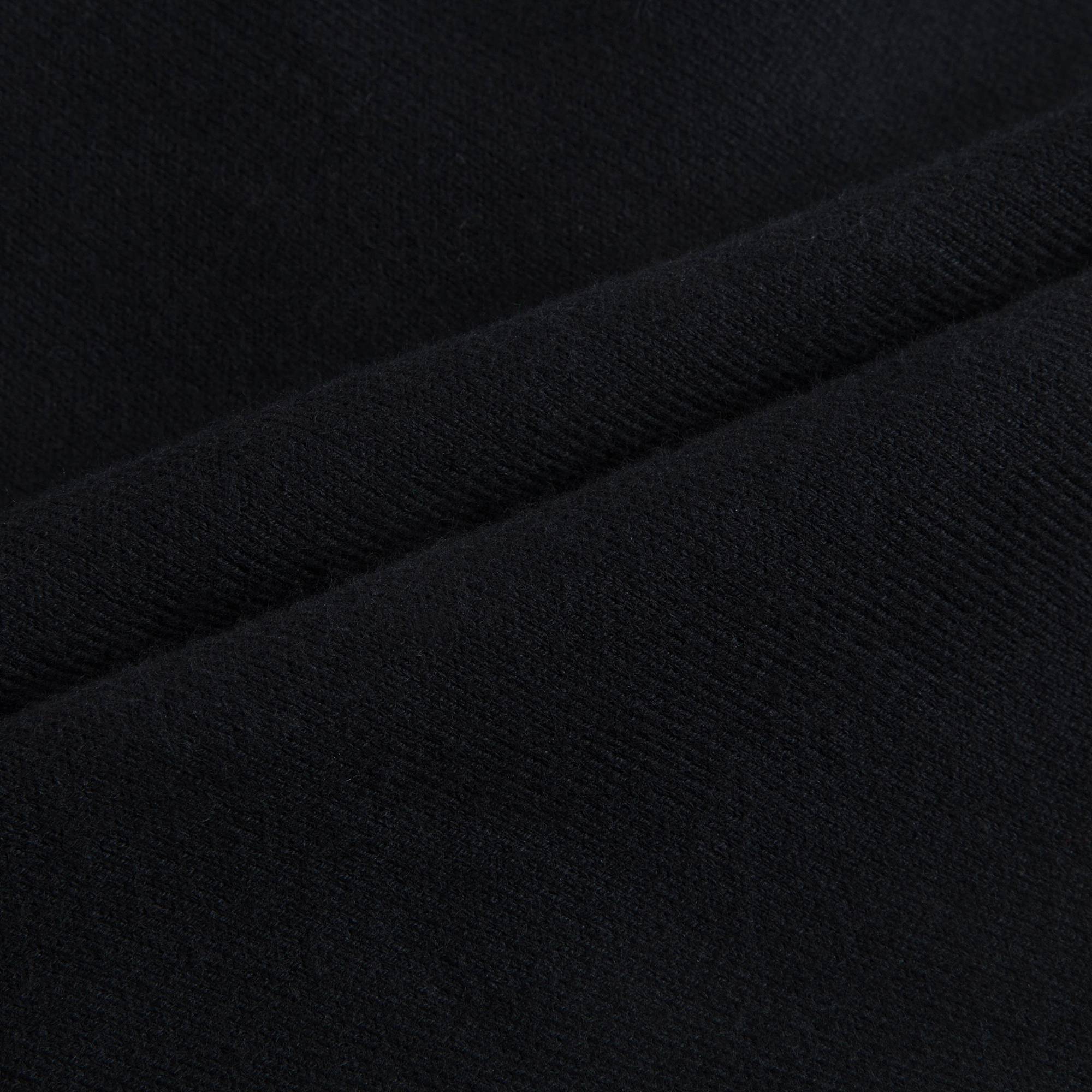 Girls Black Cotton Cardigan