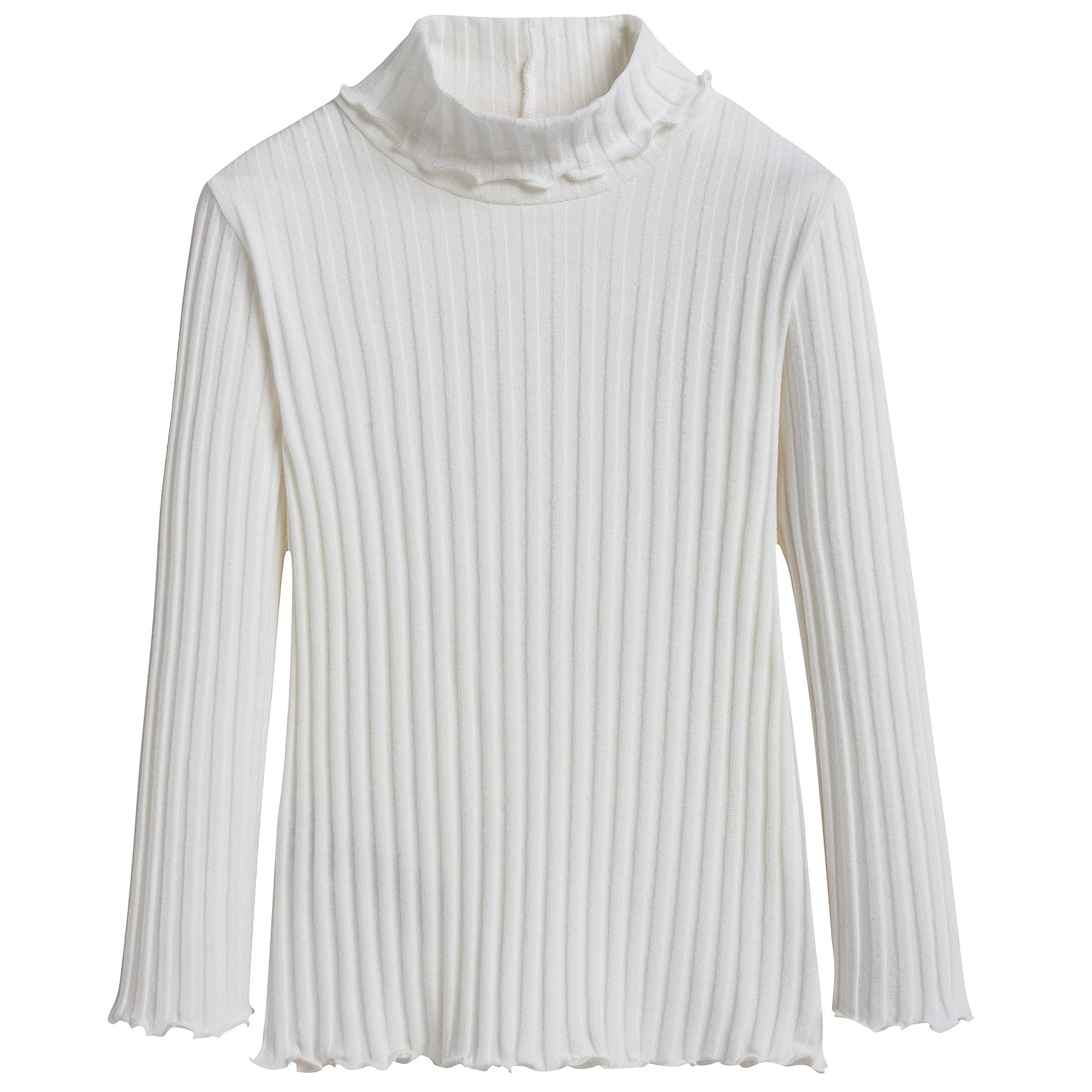Girls Ivory Striped Top