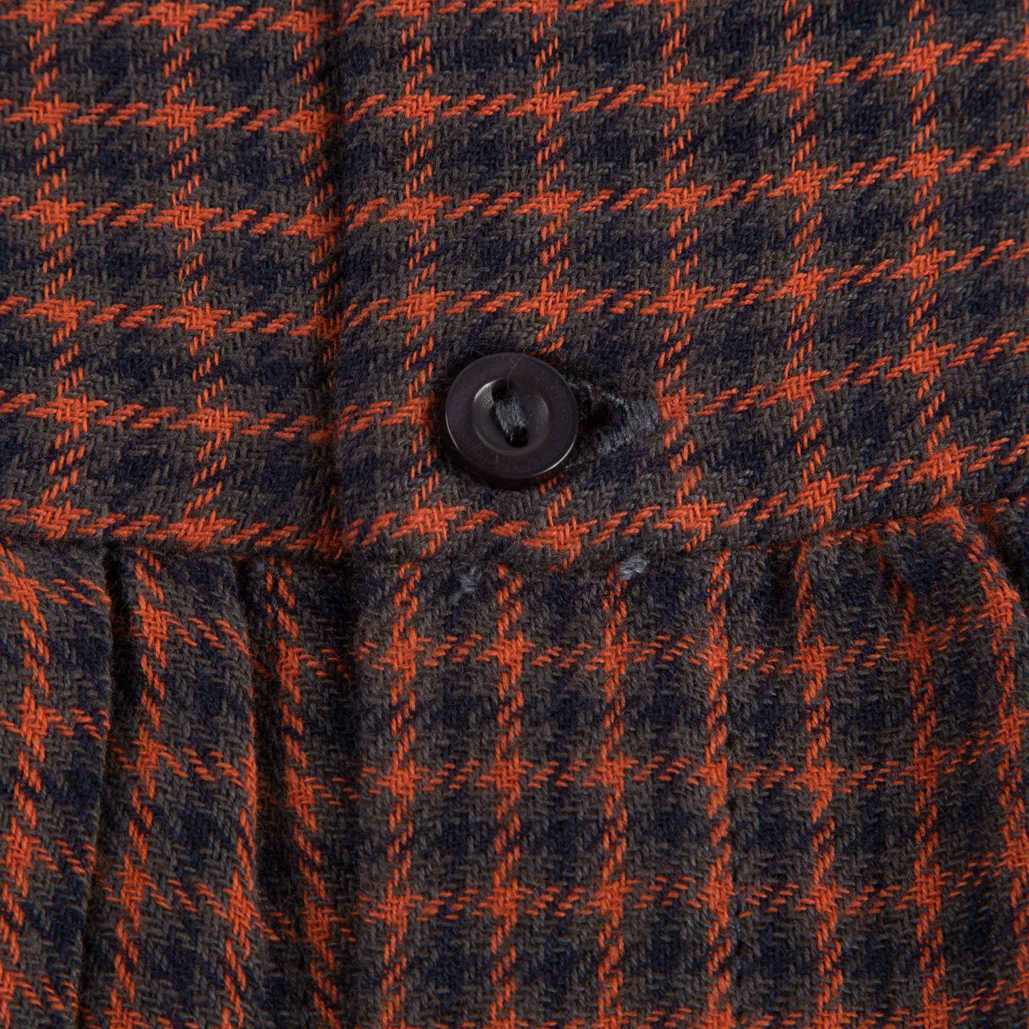 Baby Girls Orange Check Dress