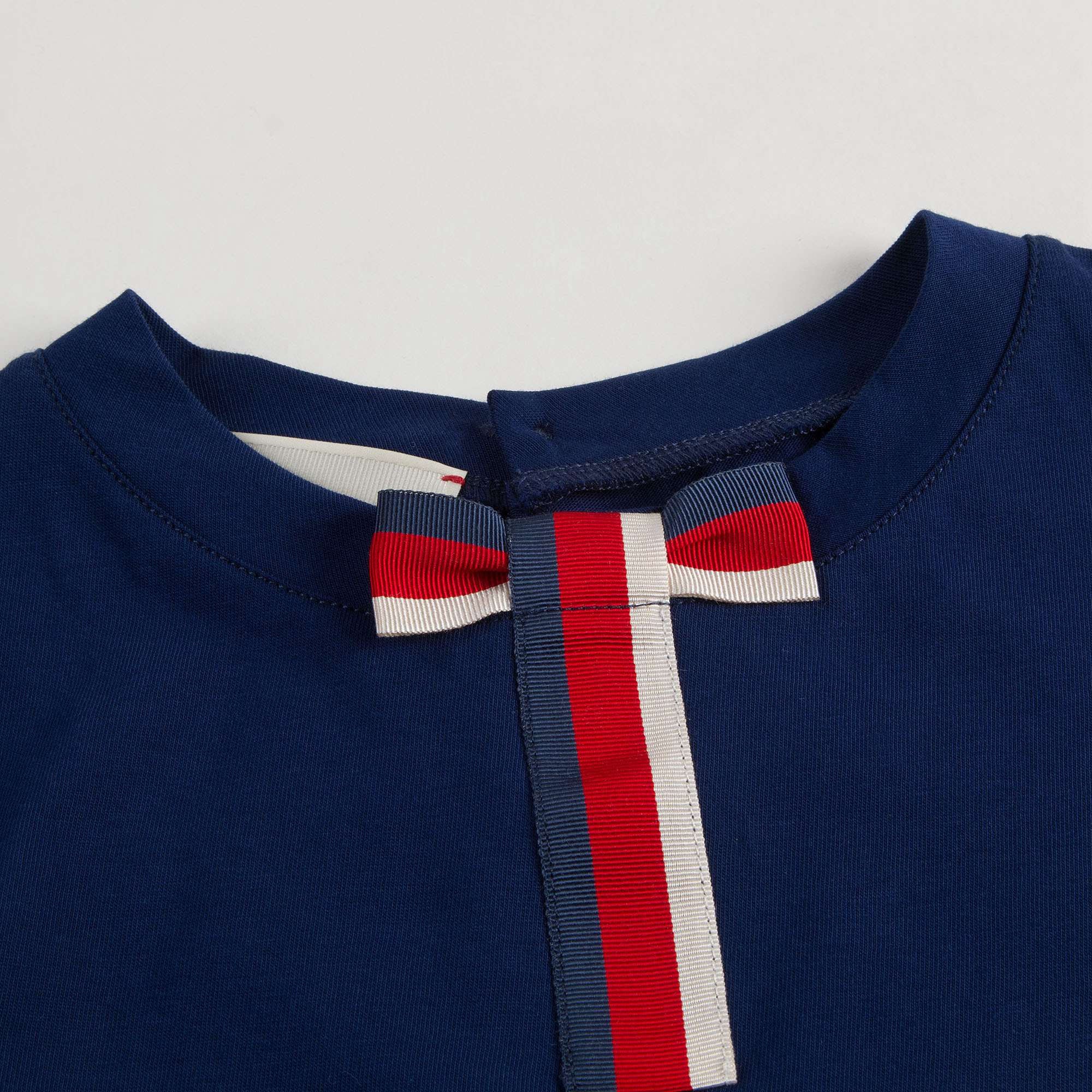 Girls Blue Cotton T-Shirt