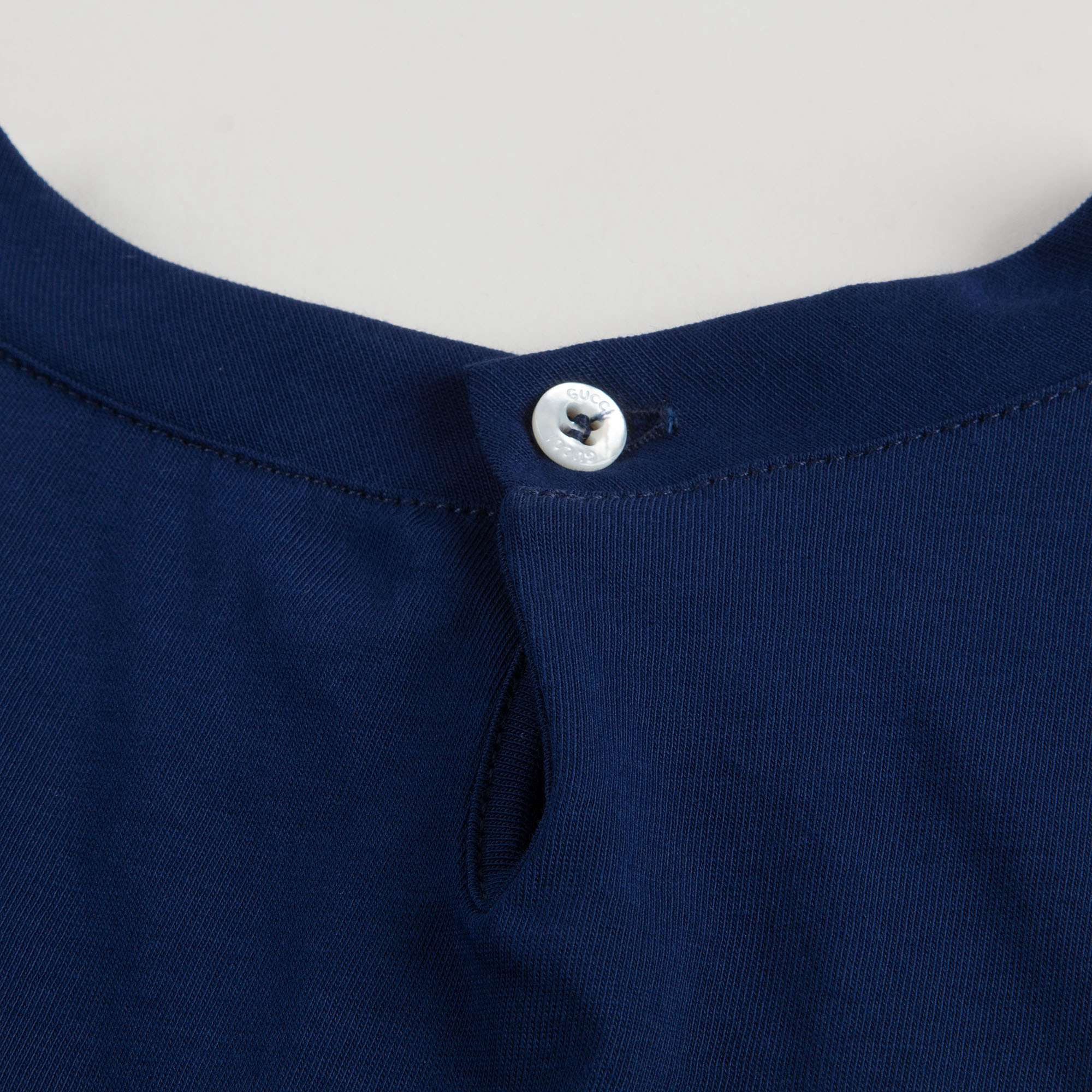 Girls Blue Cotton T-Shirt