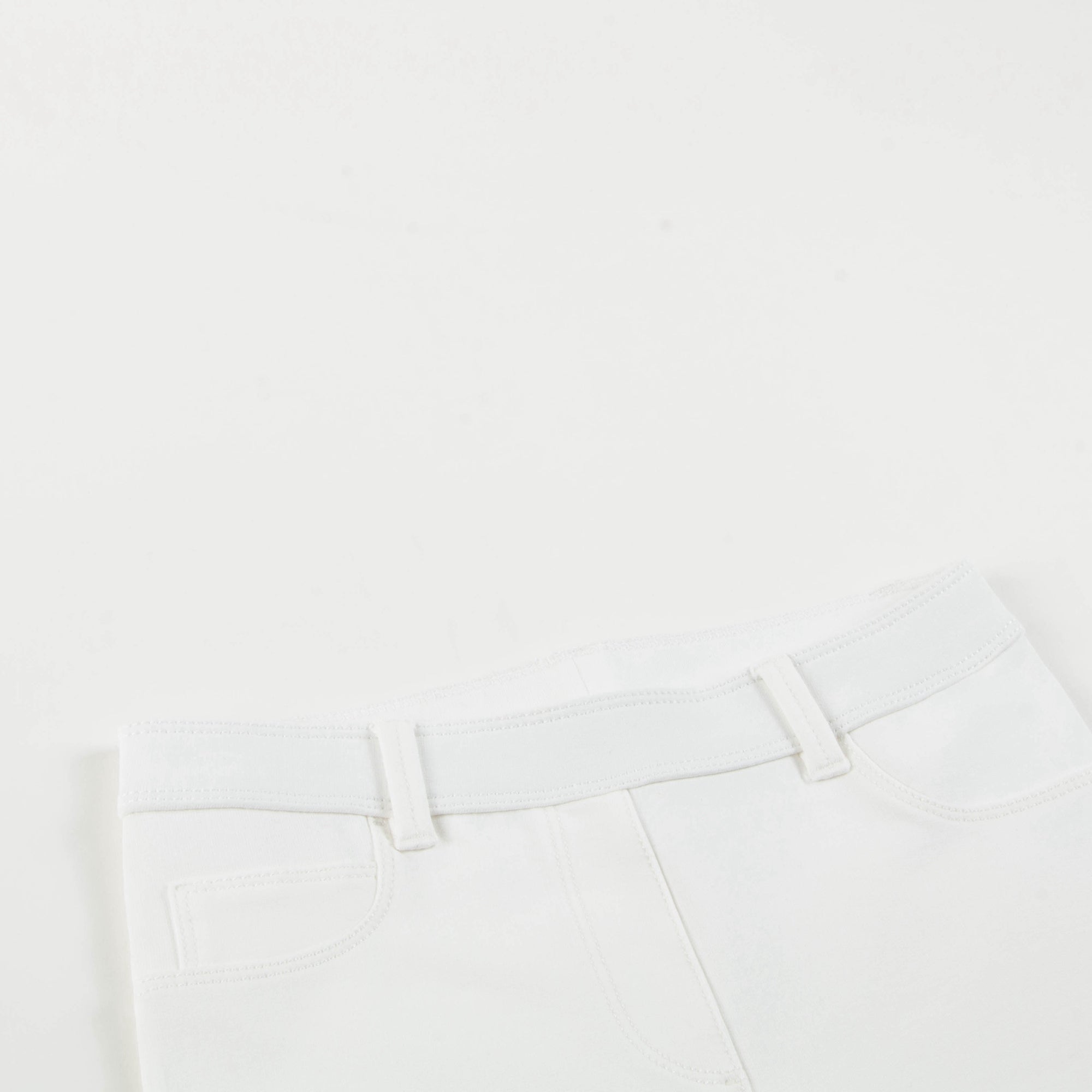 Girls   White   "Pantalone"   Leggings