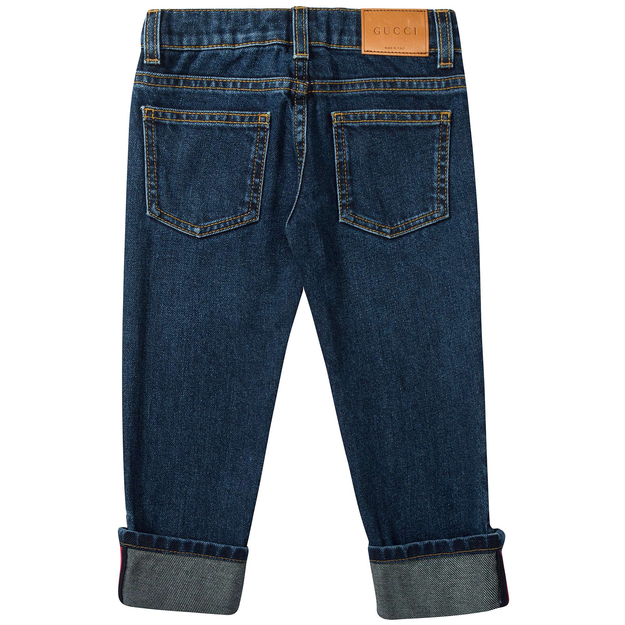 Girls Blue 鈥淟OVE鈥?Cotton Cowboy  Trousers