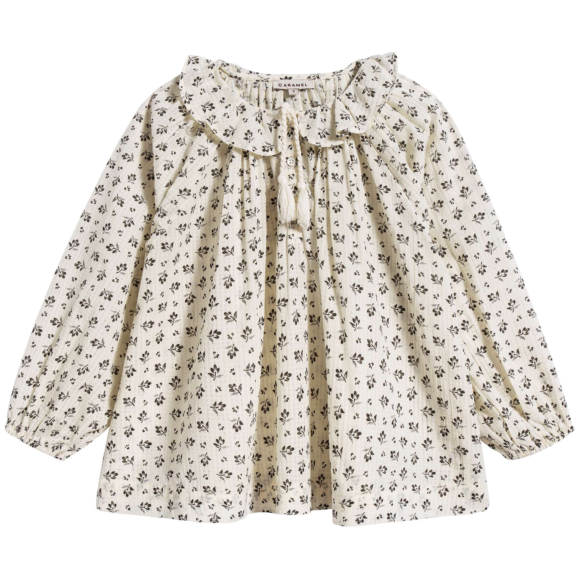 Girls Ditsy Clover Print Hydrangea Blouse
