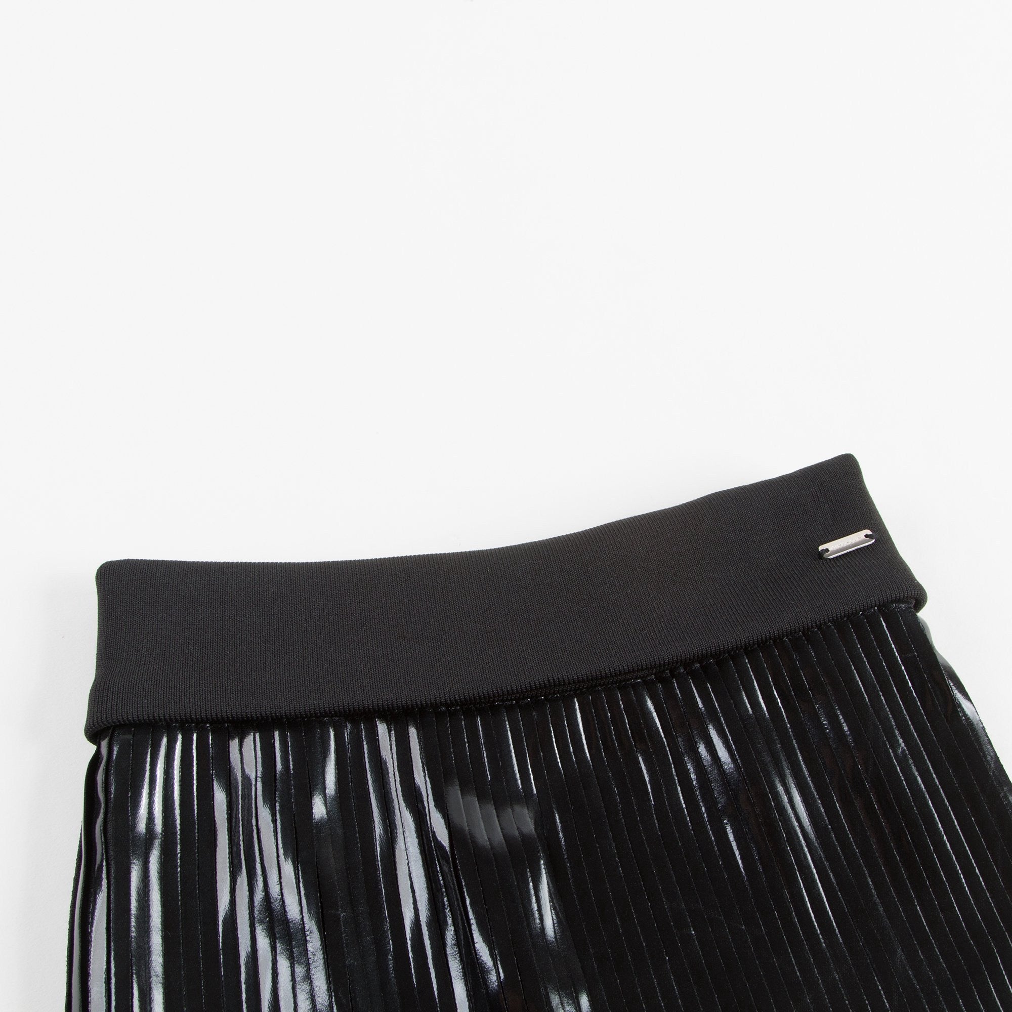 Girls Black Pleated Skirt