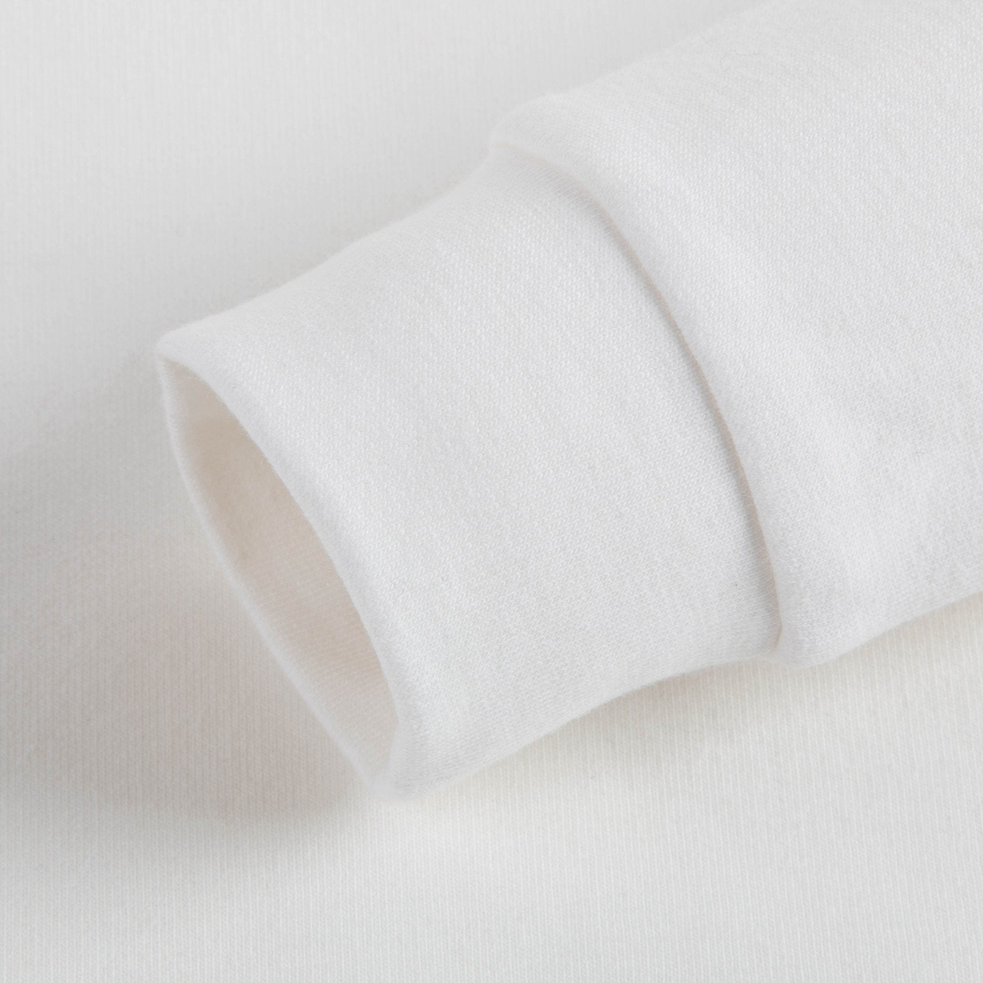 Girls White "MAGLIA GIROCOLLO" Cotton Sweatshirts