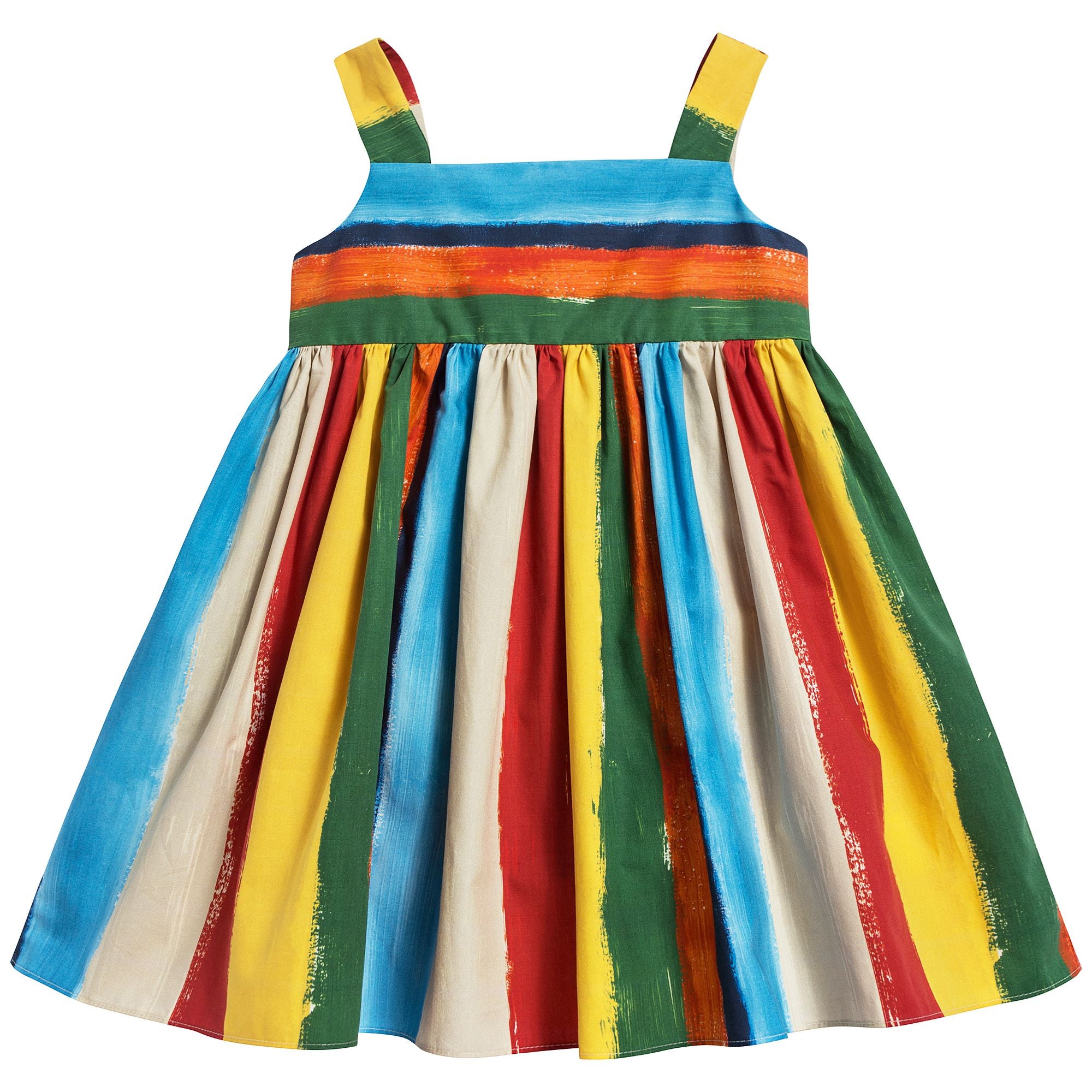 Baby Girls Striped Dress & Pants